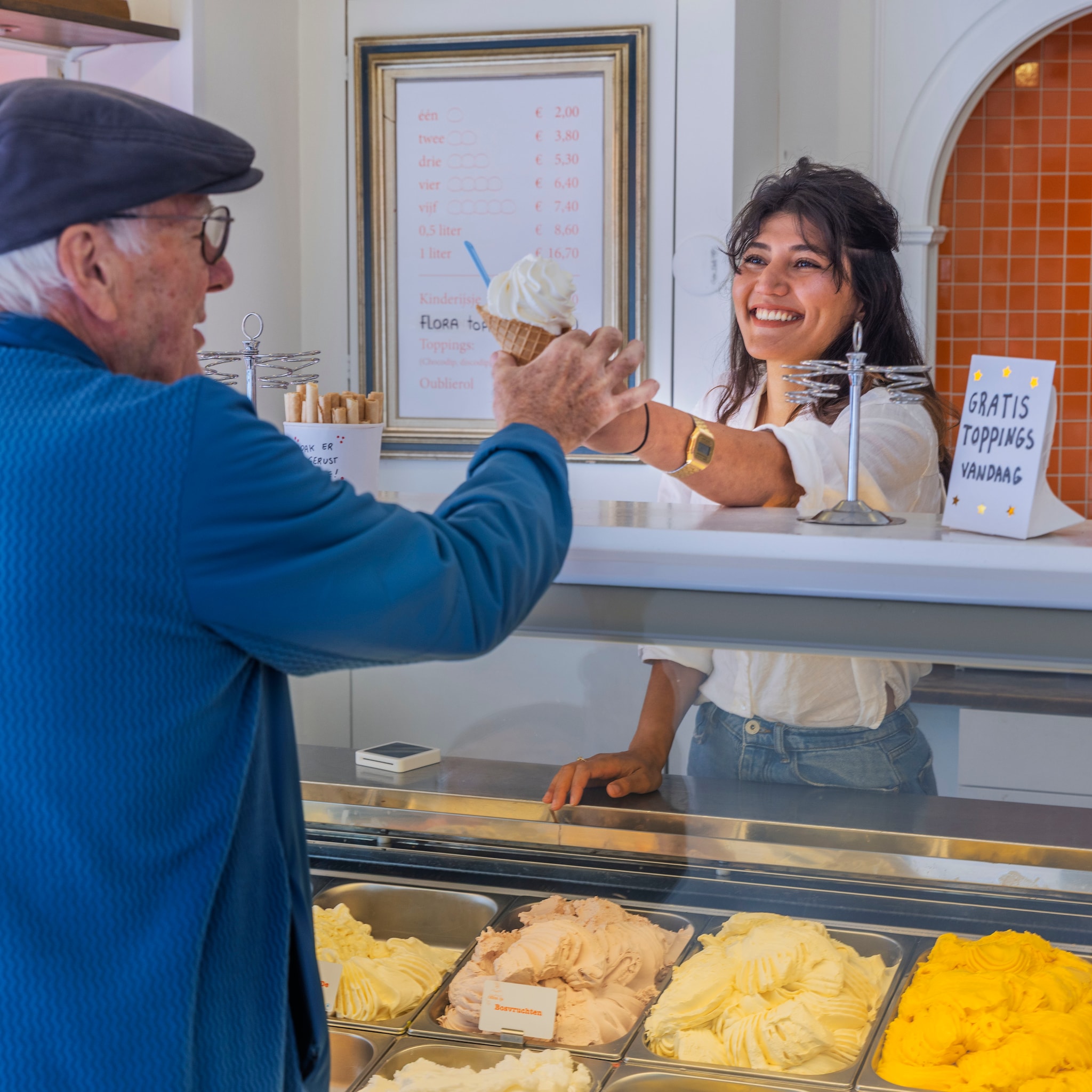 vegan ijszaak ollini belle fazel volksbuurt soja ijs melk