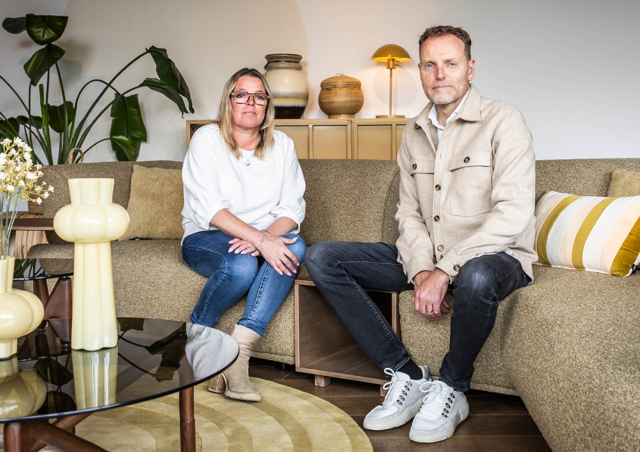 Paul en Dymphna Biemans, eigenaren van Het Kabinet Projecten. Paul en Dymphna Biemans, eigenaren van Het Kabinet Projecten. Beeld: Inge Dingena Mol