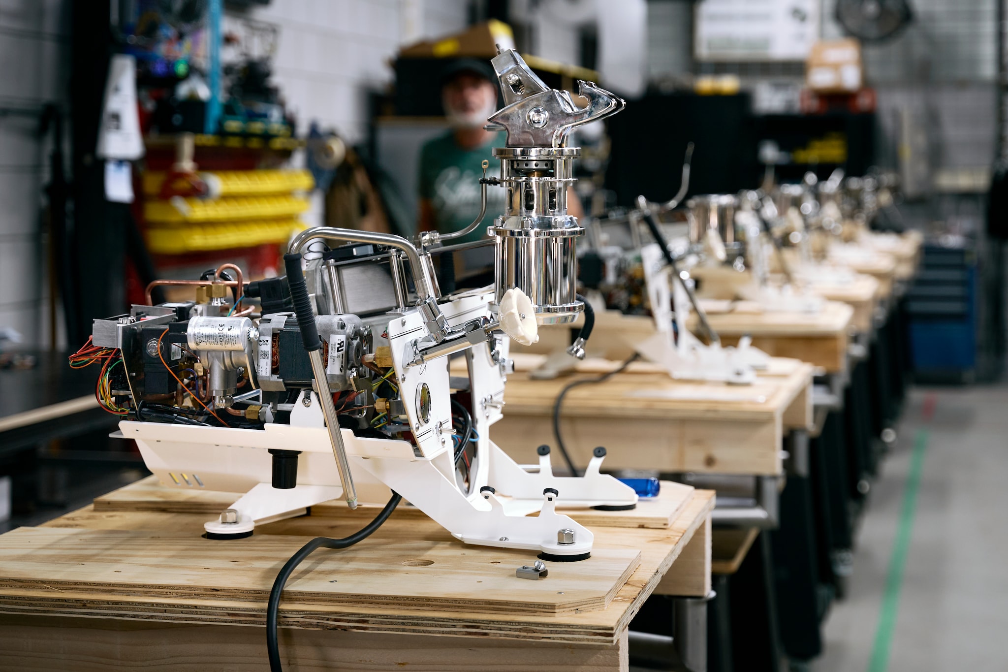 In de werkplaats wordt gewerkt aan het nieuwste model, de Spiritello. Foto: Thijn Vorstenbosch / DCI Media In de werkplaats wordt gewerkt aan het nieuwste model, de Spiritello. Foto: Thijn Vorstenbosch / DCI Media