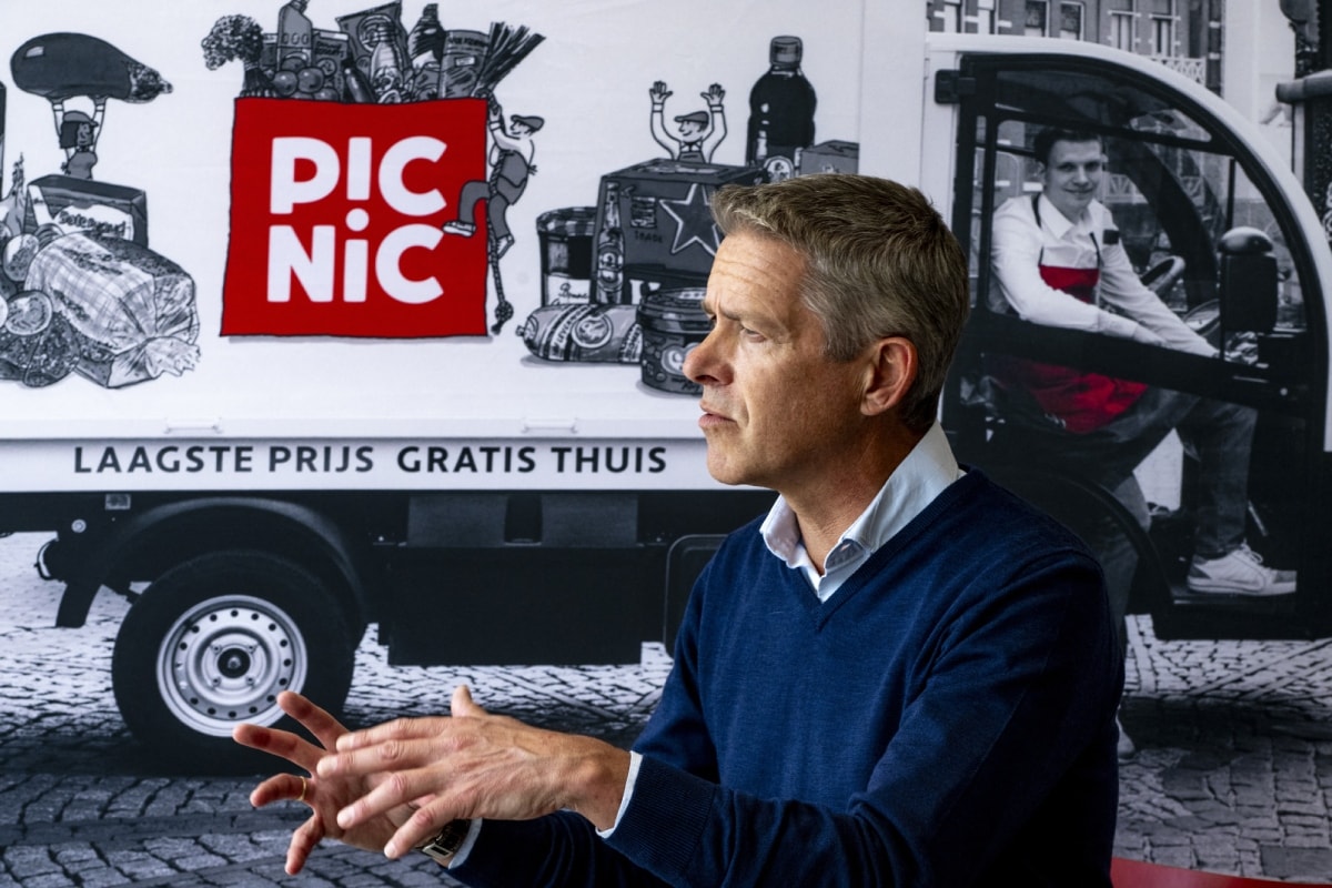 Picnic-oprichter Michiel Muller Picnic-oprichter Michiel Muller overweegt te vertrekken Foto: ANP