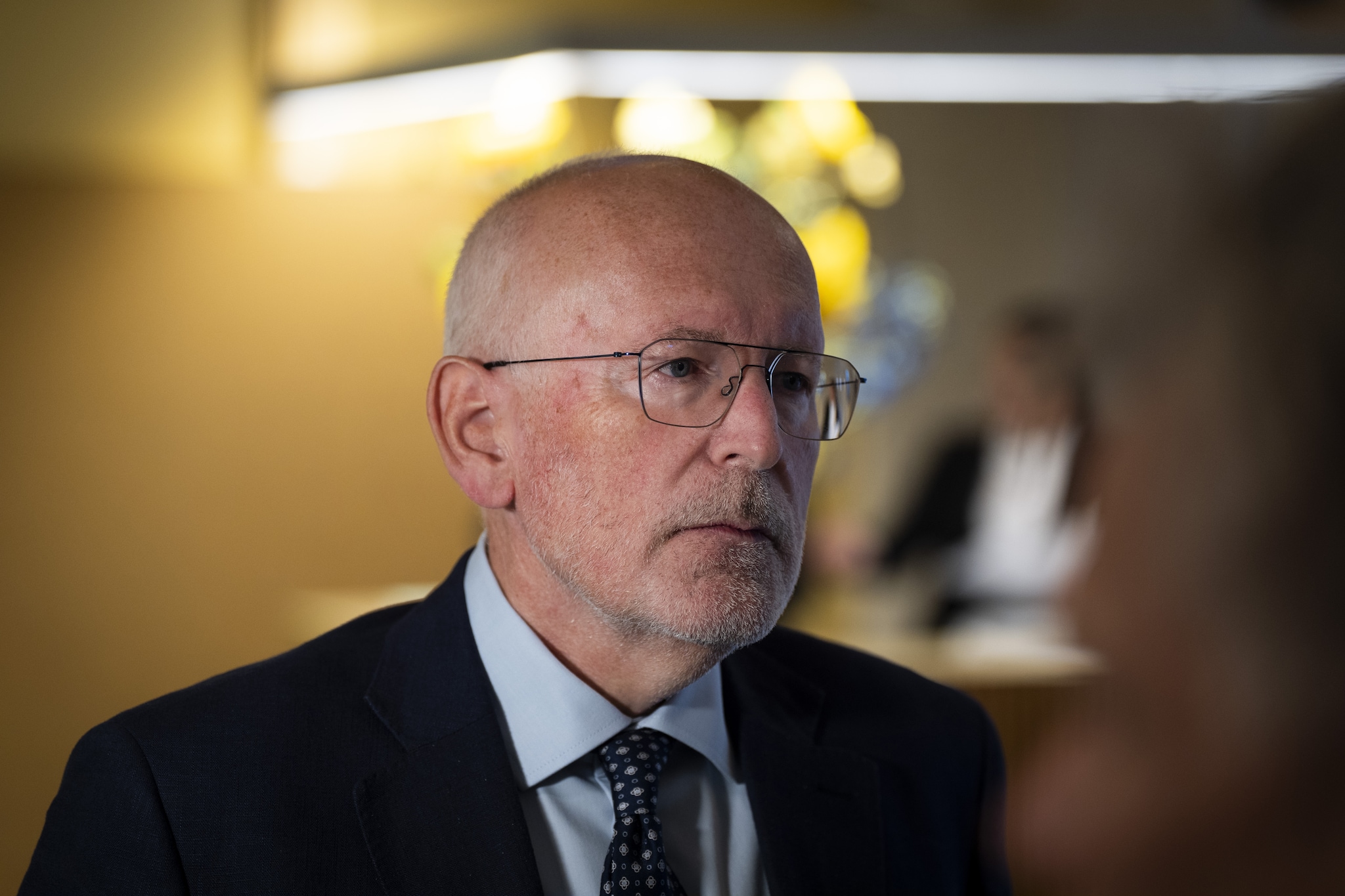 Lijsttrekker Frans Timmermans (PvdA /GroenLinks) in de Tweede Kamer. ANP/Jeroen Jumelet ANP | Lijsttrekker Frans Timmermans (PvdA /GroenLinks) in de Tweede Kamer.