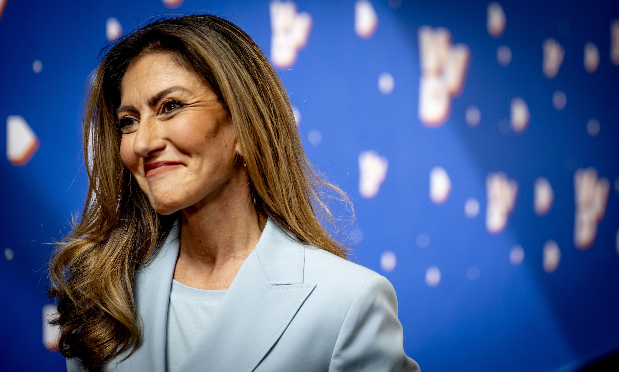 Lijsttrekker Dilan Yesilgoz tijdens een partijcongres van VVD. Foto: ANP Lijsttrekker Dilan Yesilgoz tijdens een partijcongres van VVD. Foto: ANP