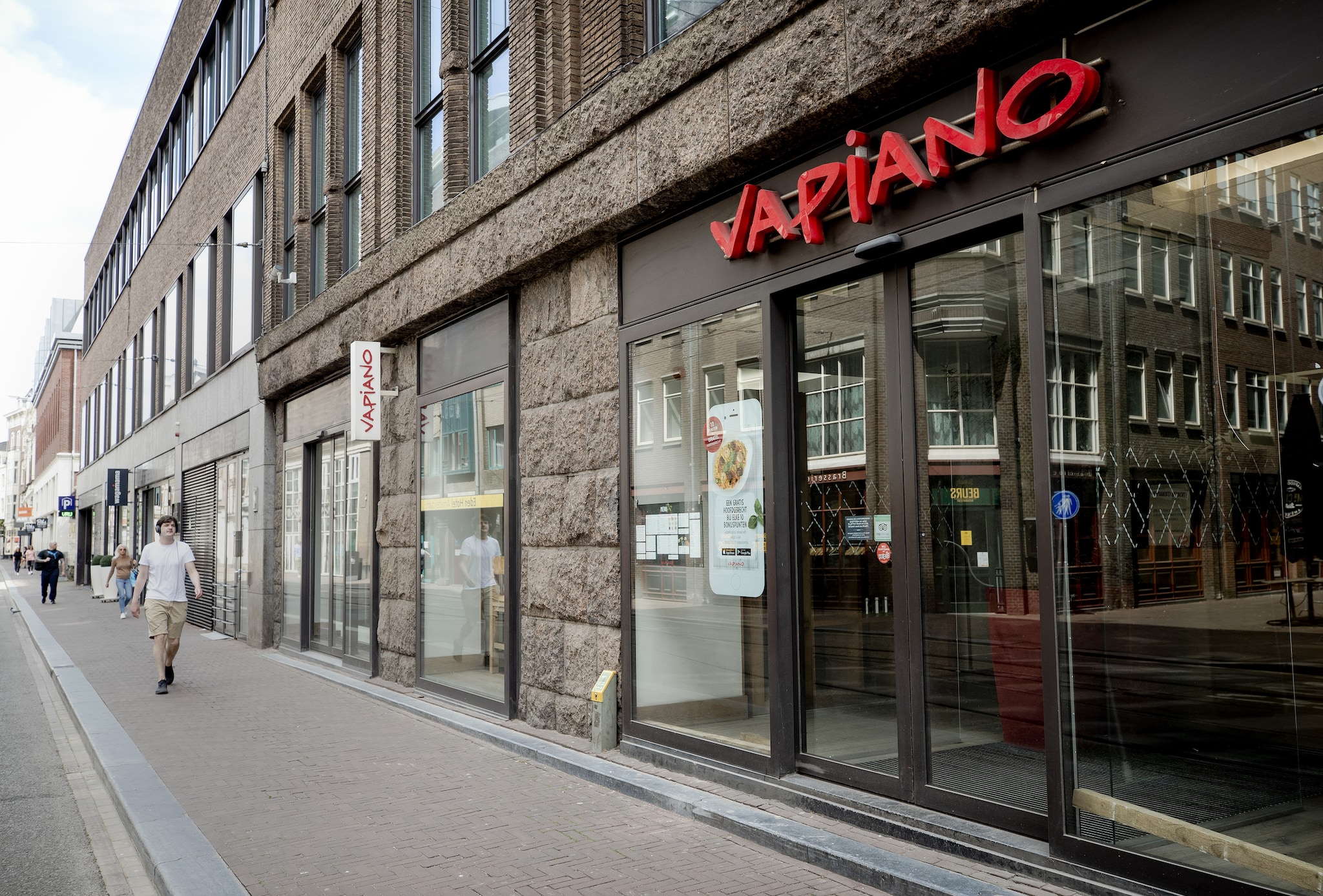 Pastaketen Vapiano vraagt opnieuw faillissement aan voor zes vestigingen. De pastaketen Vapiano vraagt opnieuw faillissement aan voor zes vestigingen. Foto: ANP/Sem van der Wal