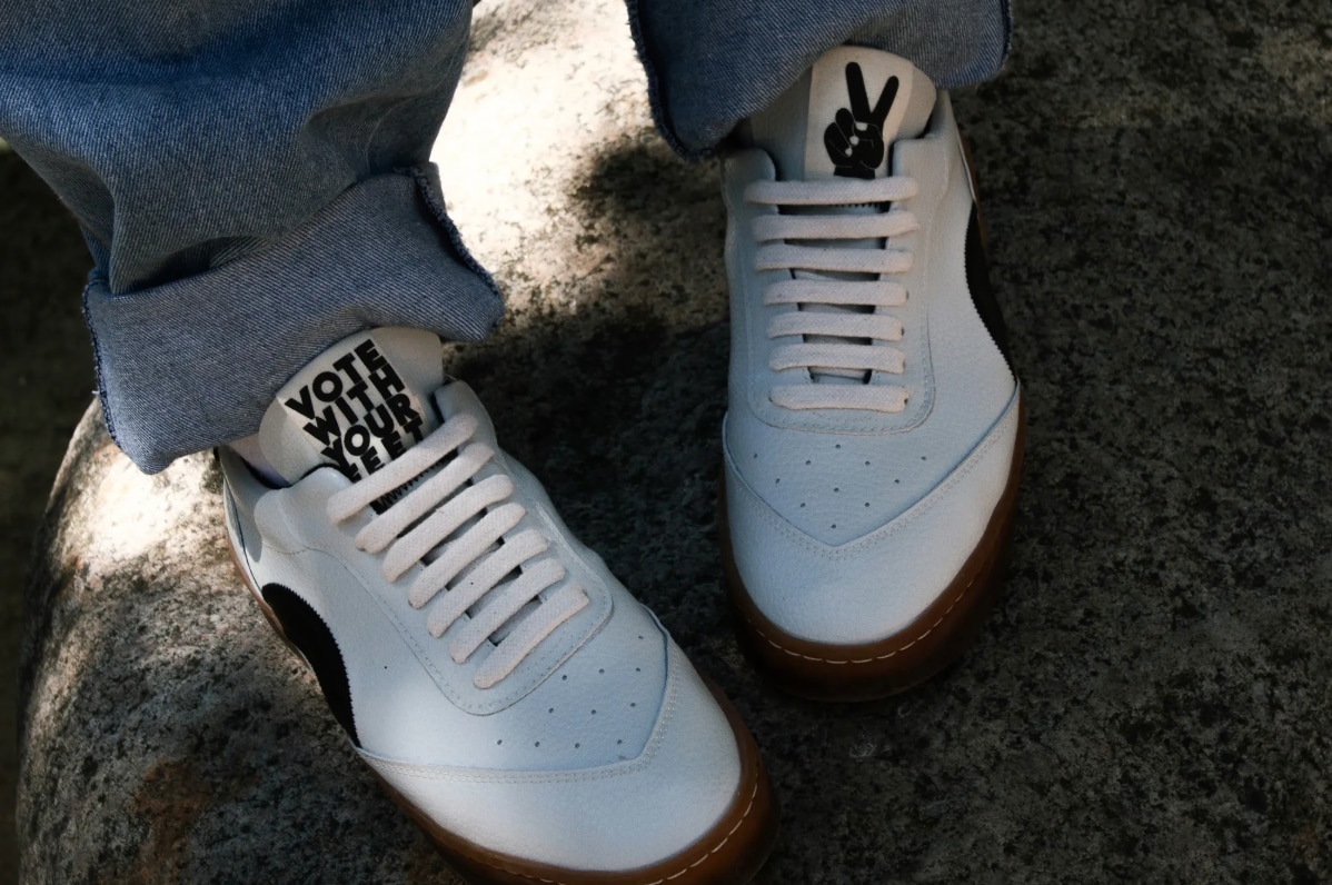 Zero waste sneakers van Nooch. Foto: PR PR. Zero waste sneakers van Nooch