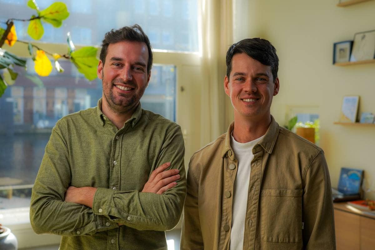 Martijn Obers en Richard Burger, medeoprichters van Swapfiets, oprichters van Eccasion. Foto: eigen beeld. Martijn Obers en Richard Burger, medeoprichters van Swapfiets, oprichters van Eccasion. Foto: eigen beeld.