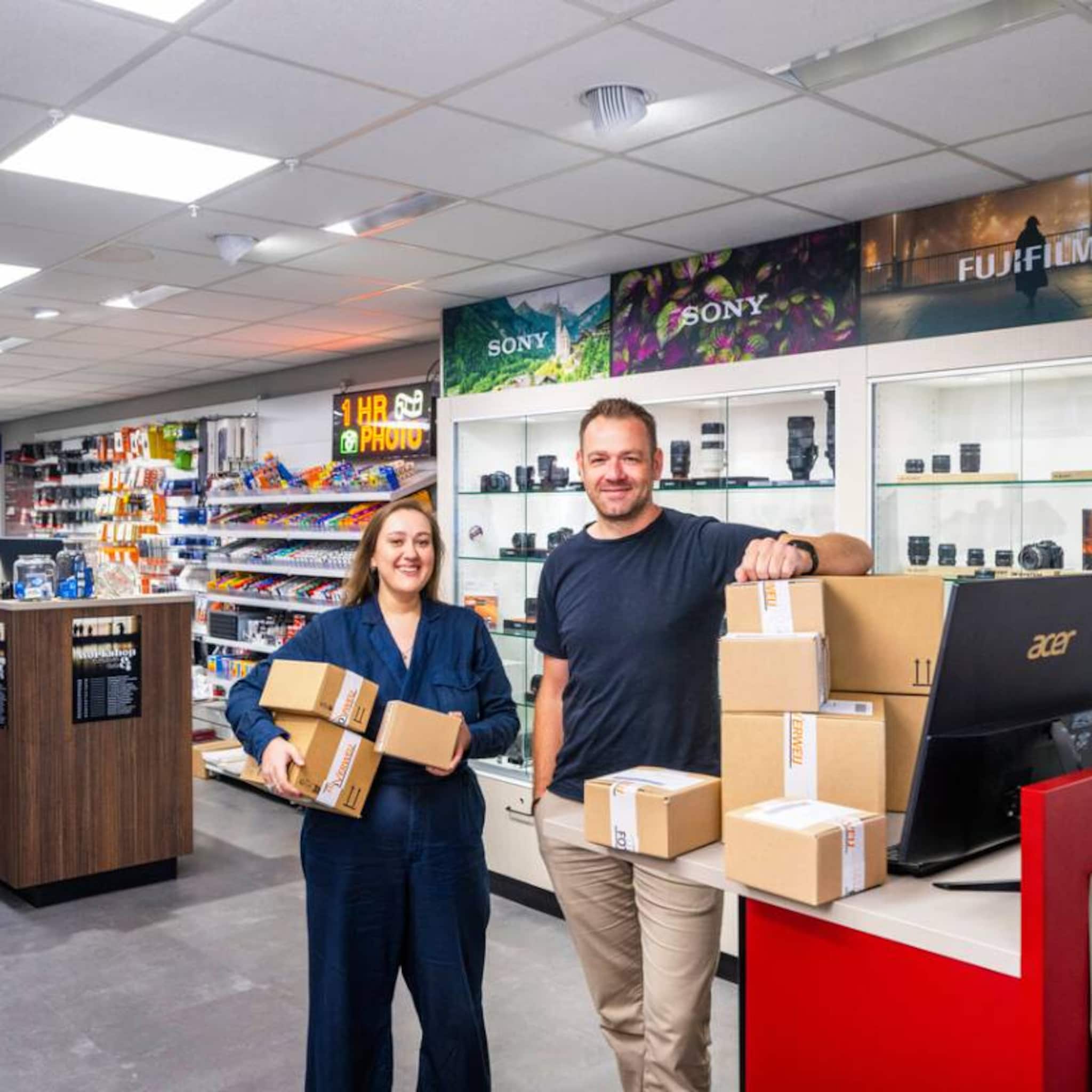 foto verweij digitaal camera postnl pakketten