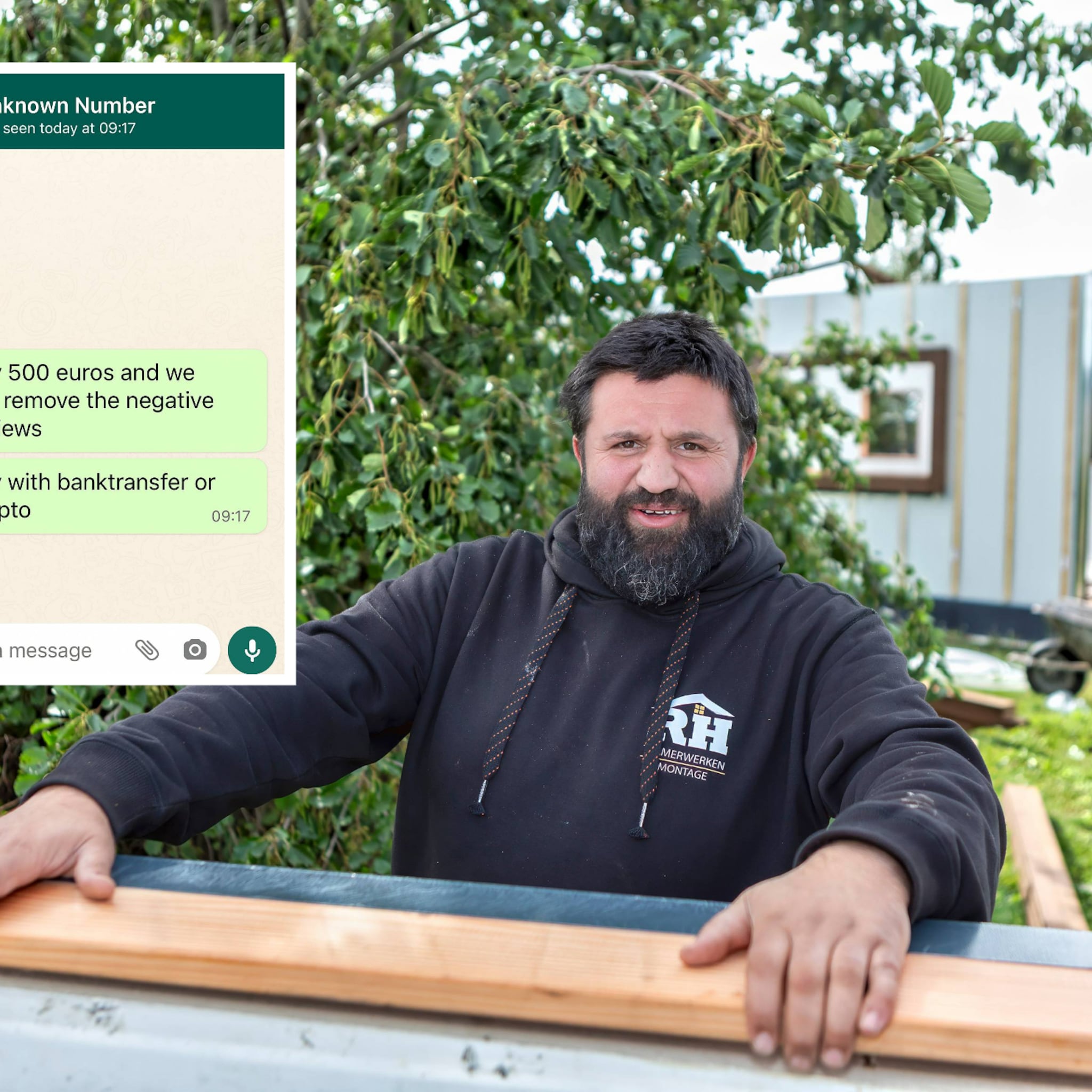 nep recensie google afpersing timmerman recep yarar