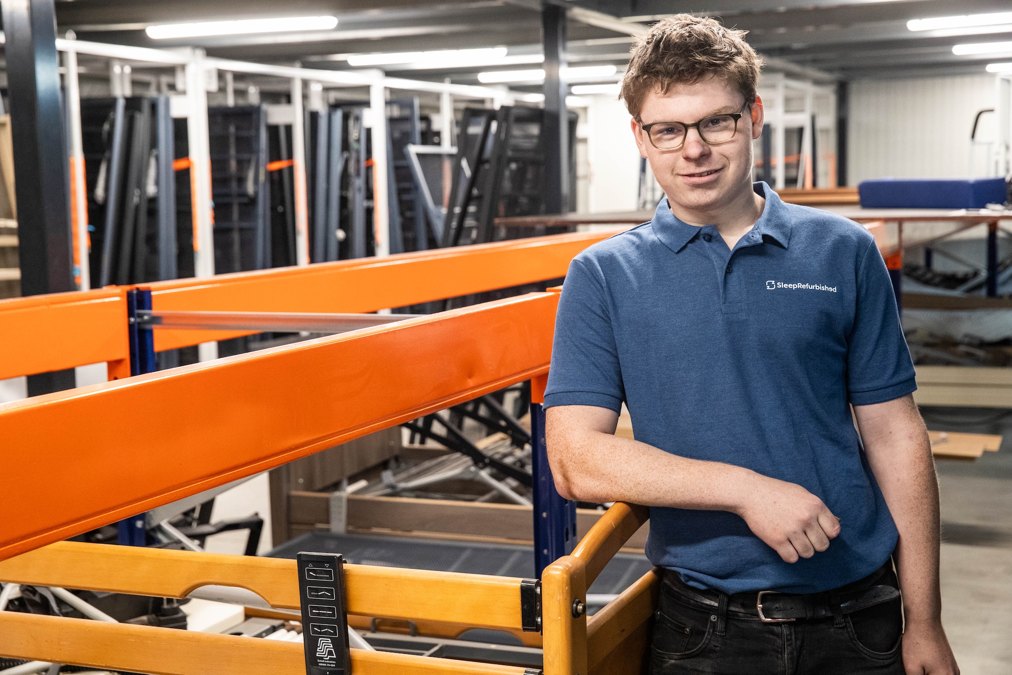 Ger Hutten (19) is ondernemer pur sang. Foto: Ronald Hissink