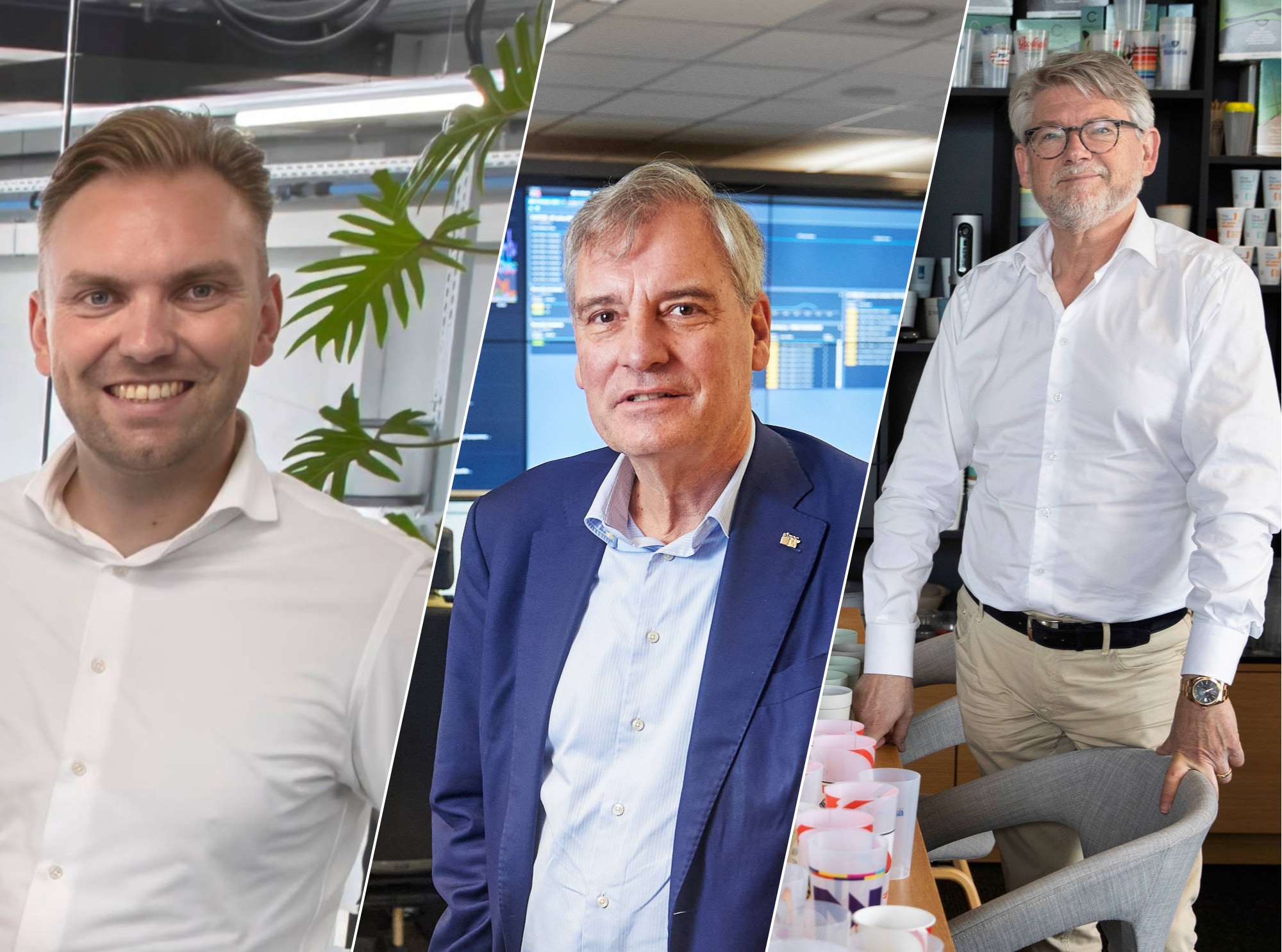 Van links naar rechts: Jorg Michiels, Eric van Schagen en Erwin van Limpt. Van links naar rechts: Jorg Michiels, Eric van Schagen en Erwin van Limpt. Foto: DCI Media/Van Assendelft Fotografie