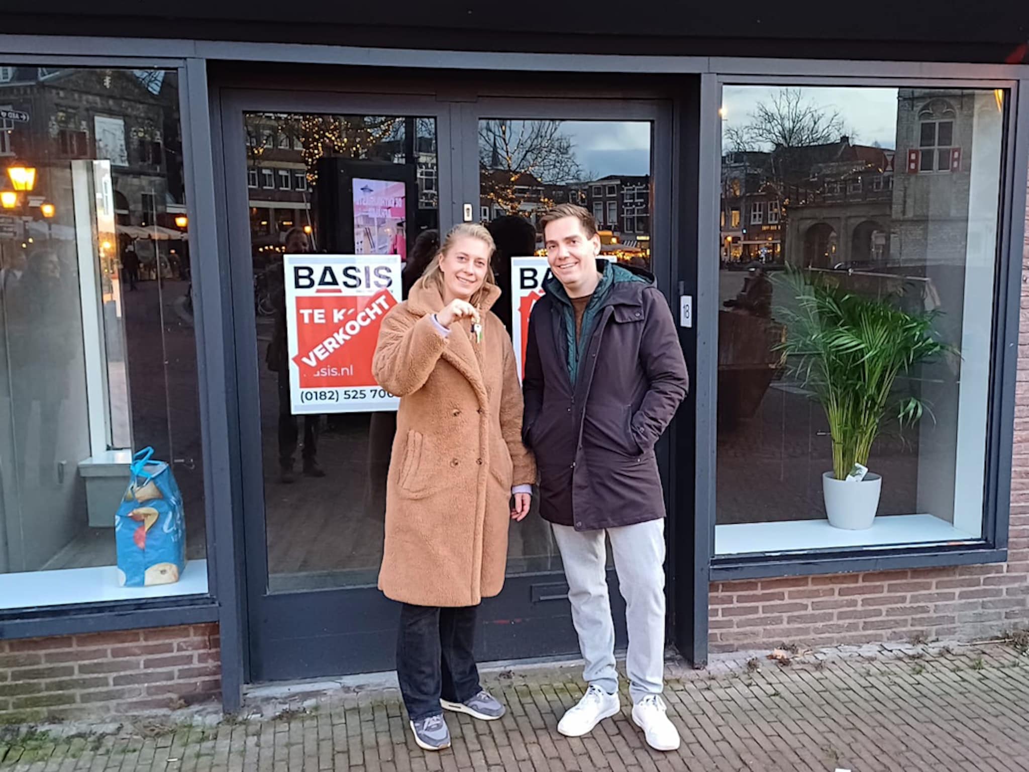 de halszaeck wijnbar gouda markt dennis vlugt sanne glas pop up wijnwinkel verbouwvergunning voorjaar 2026