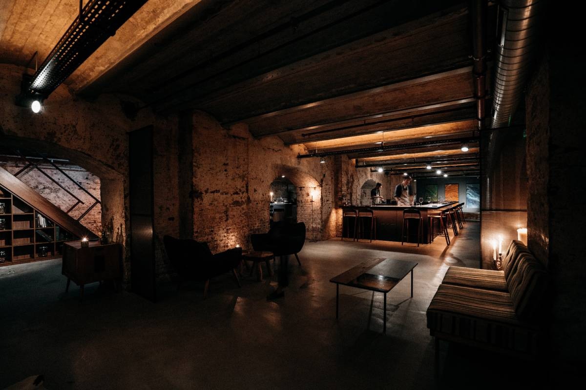 De kelder waar restaurant Tres zich in bevindt. Foto: eigen beeld De kelder waar restaurant Tres zich in bevindt. Foto: eigen beeld