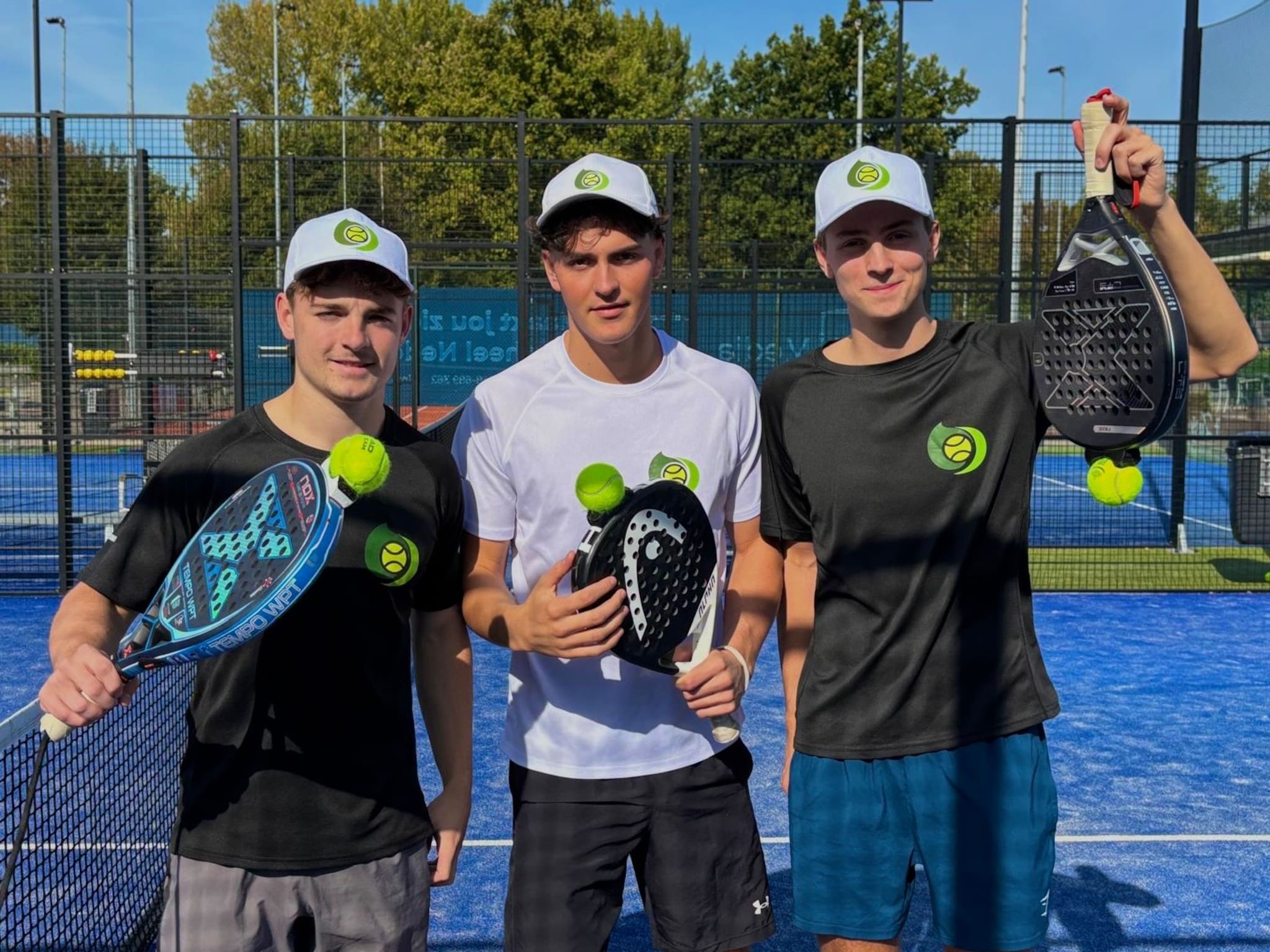 piepjonge ondernemers padelgrab padellen jens peeters 20 julian van aalst 20 dex kuijpers 18