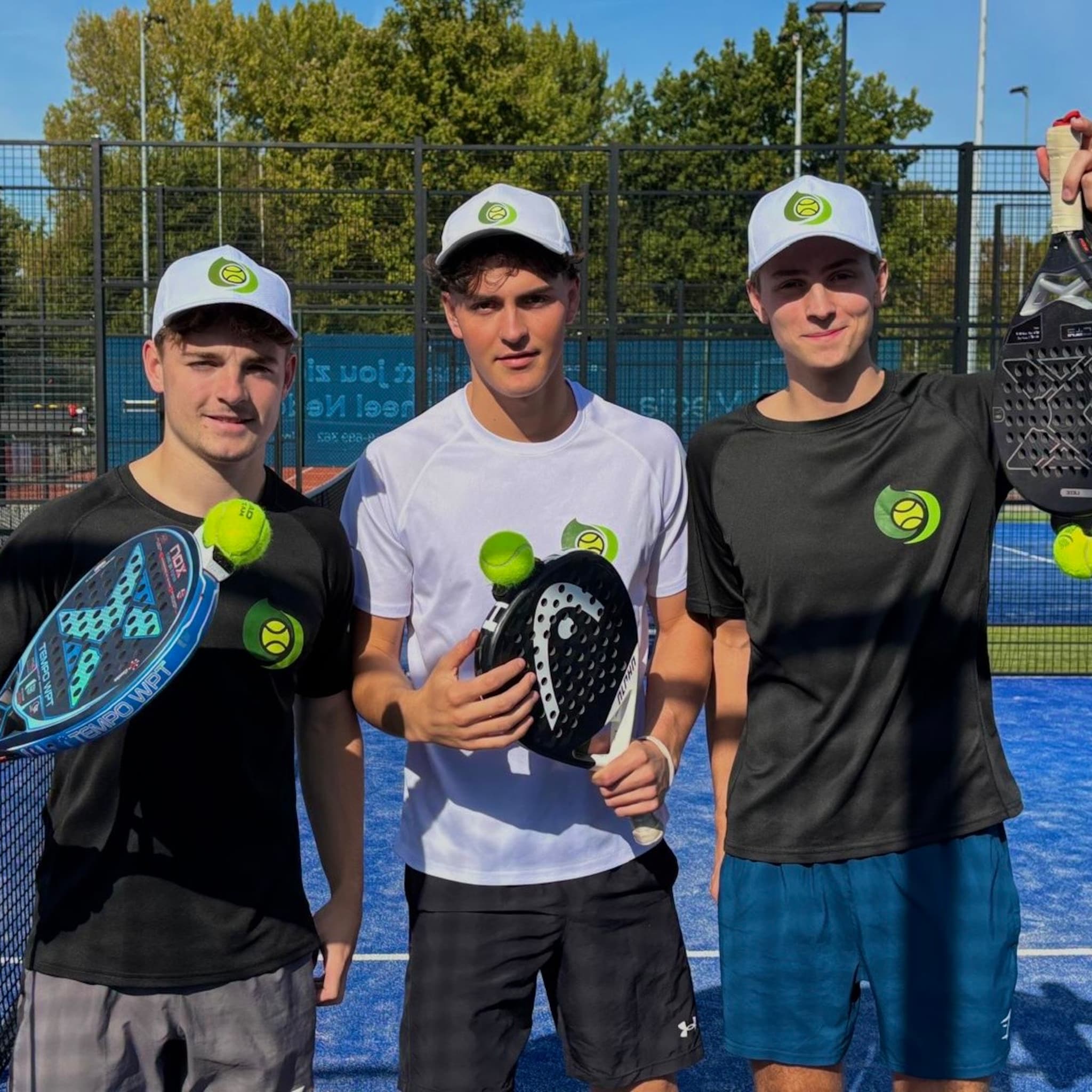 piepjonge ondernemers padelgrab padellen jens peeters 20 julian van aalst 20 dex kuijpers 18