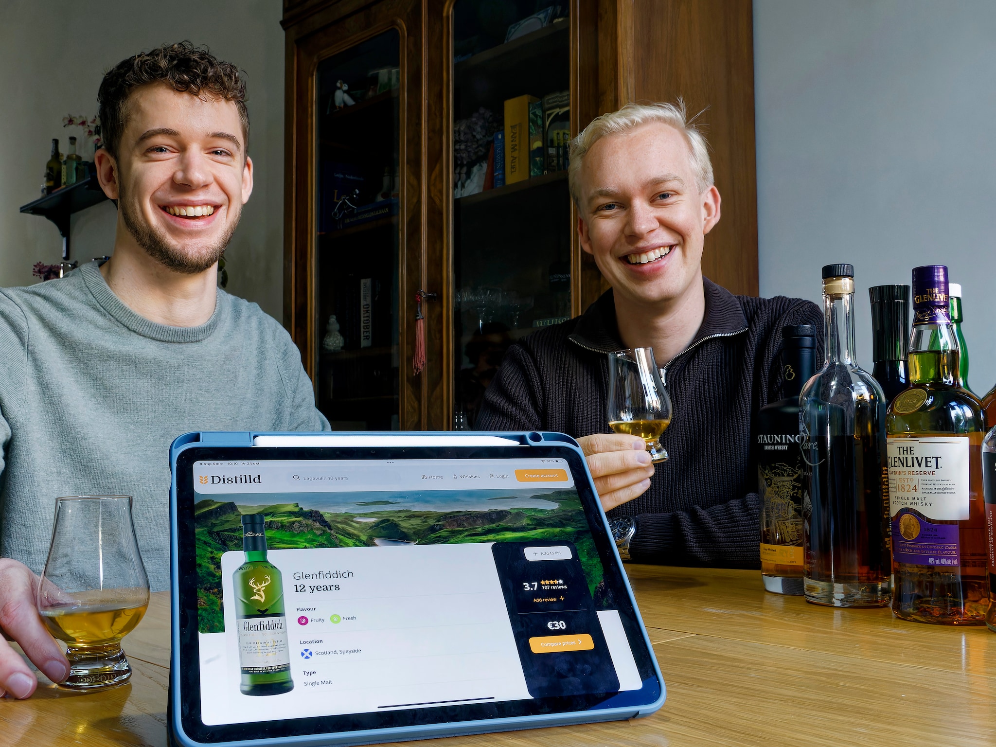 martijn fleurkens jente penterman whisky app distilld