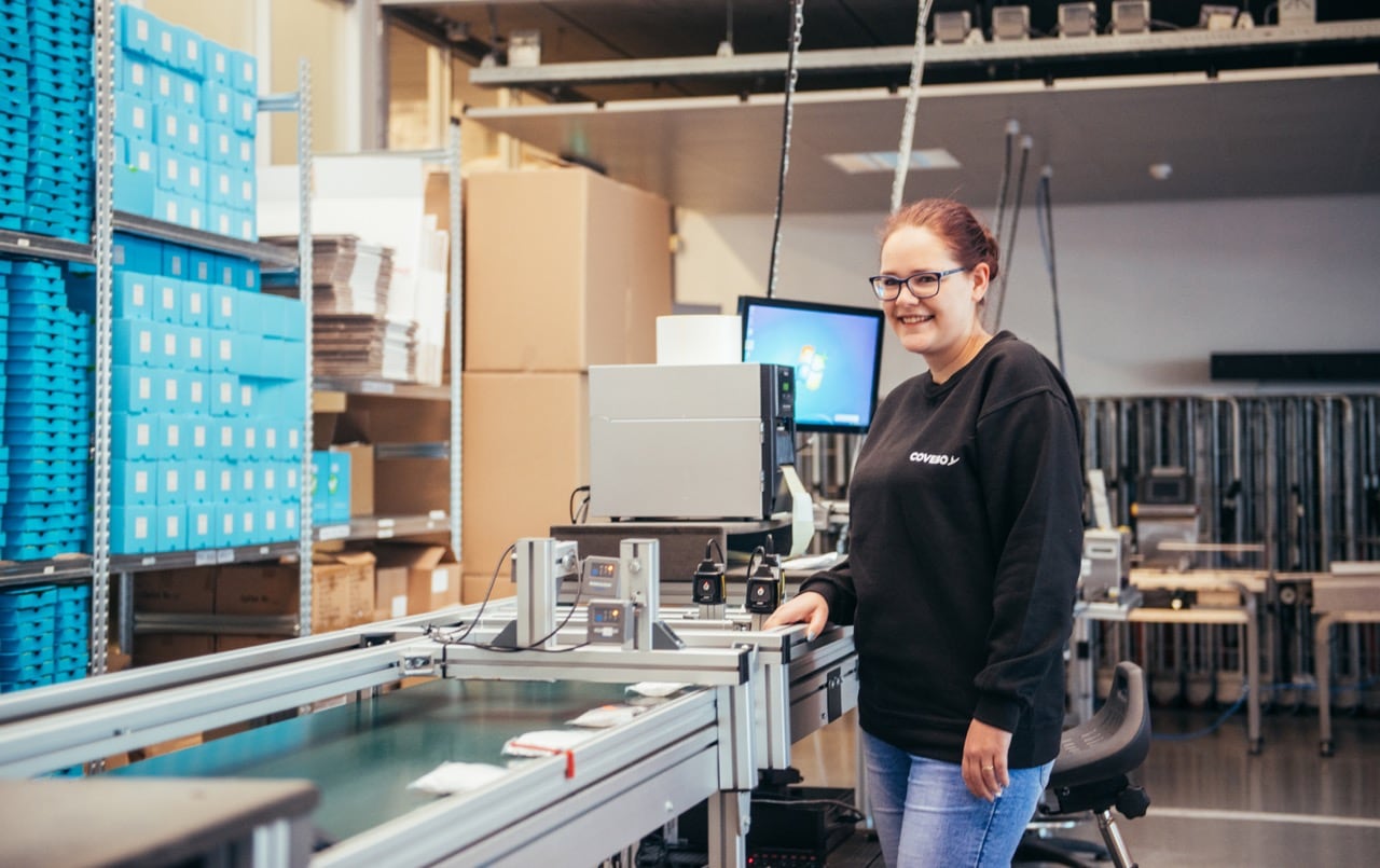 Productiemedewerker Covebo Productiemedewerker Covebo. Beeld Covebo Marketing