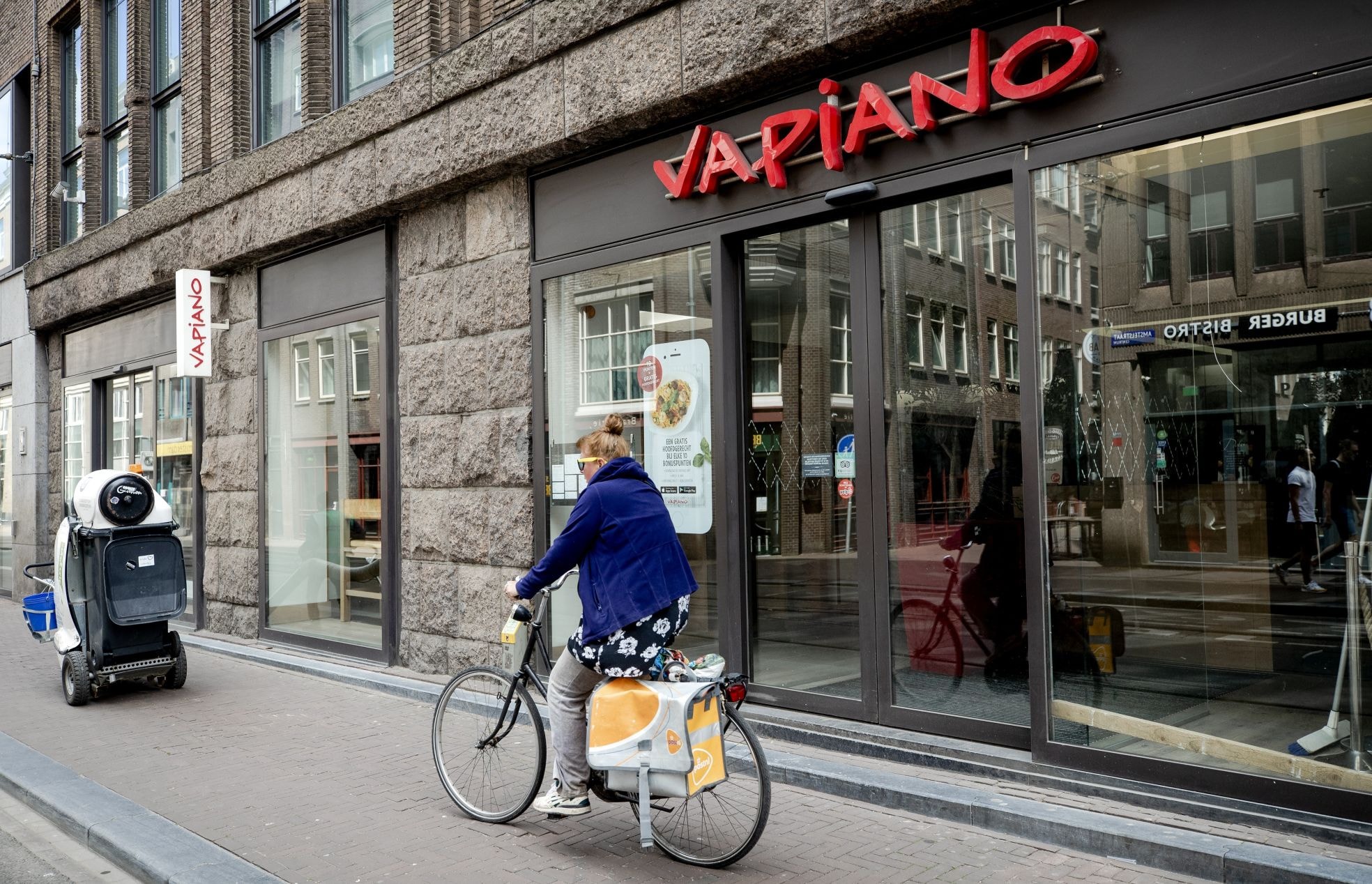 Een filiaal van Vapiano in Amsterdam. Een filiaal van Vapiano in Amsterdam. Foto: ANP