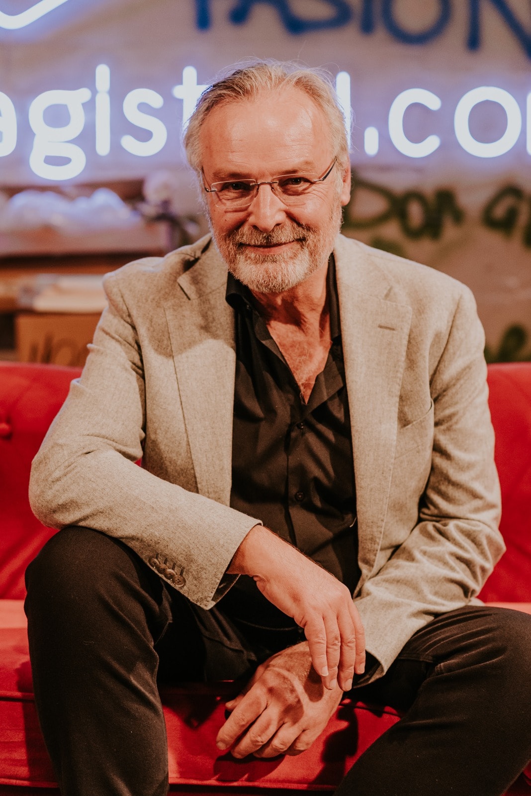 René de Jong tijdens een interview in Madrid. René de Jong tijdens een interview in Madrid. Privé