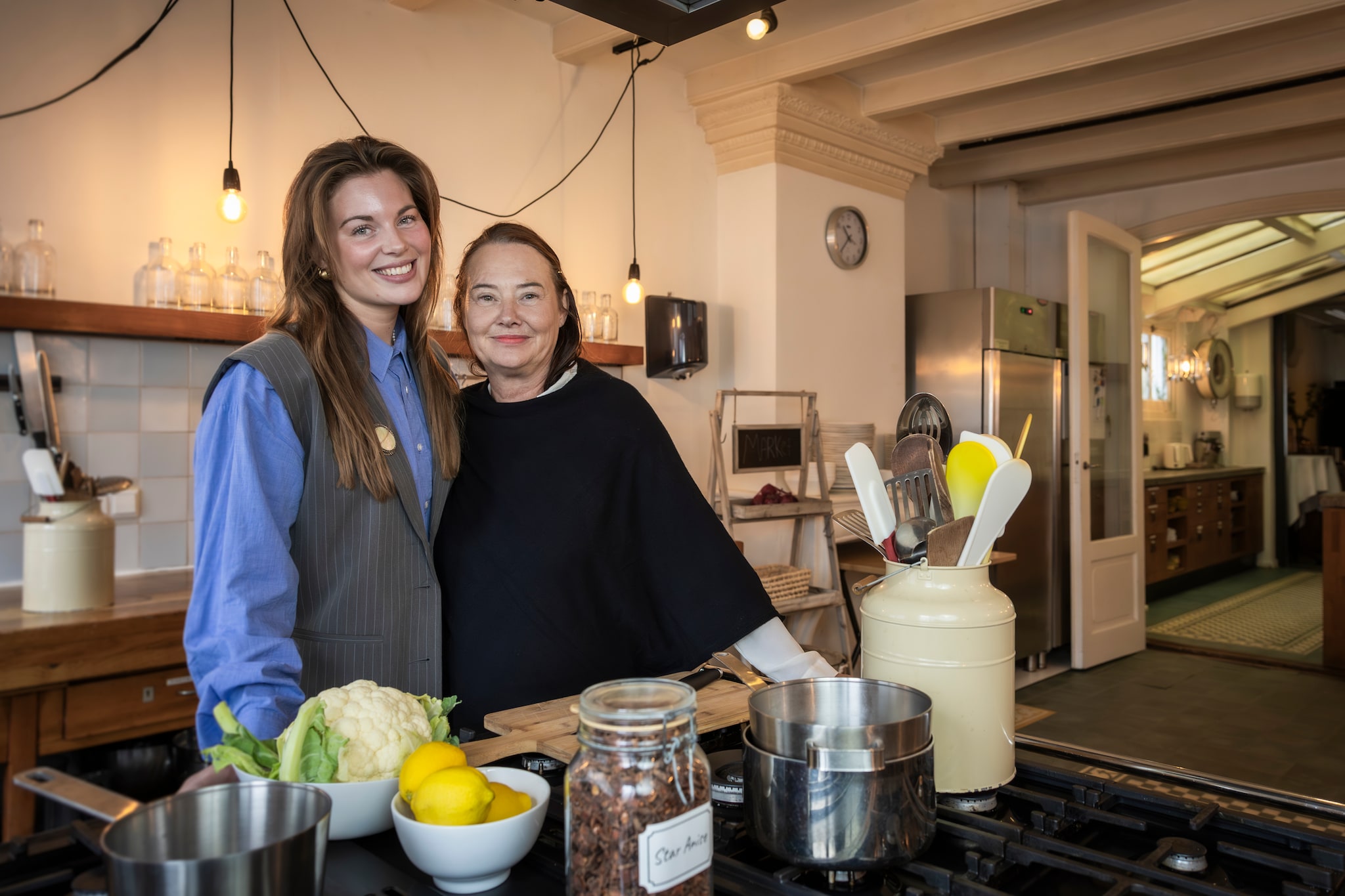 Maartje en dochter Anna Eva van Kookstudio Keizer. Foto Dingena Mol Maartje en dochter Anna Eva van Kookstudio Keizer. Foto Dingena Mol