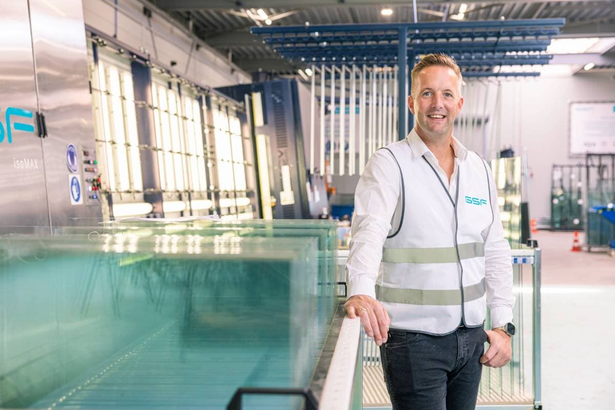 Maarten Rood, directeur van GSF Glasgroep. Foto: Maarten Feenstra Fotografie  Maarten Rood, directeur van GSF Glasgroep. Foto: Maarten Feenstra Fotografie