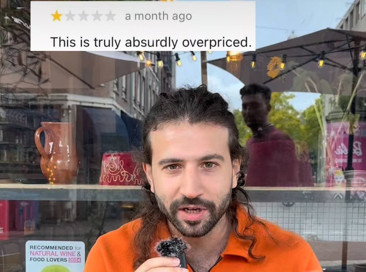 Bader Dabbagh, eigenaar van het Amsterdamse Hummus and Habibis vertelt over al zijn kosten. Foto: eigen beeld Bader Dabbagh, eigenaar van het Amsterdamse Hummus and Habibis vertelt over al zijn kosten. Foto: eigen beeld