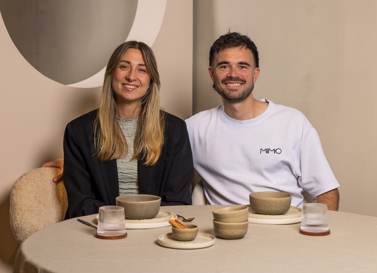 Bram Zeldenrijk en Sacha Grafov van Mimo Homeware. Bram Zeldenrijk en Sacha Grafov van Mimo Homeware. Foto: eigen beeld