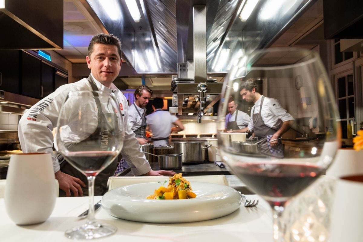 Chef Lars van Galen van ‘t Lansink in Hengelo.  Chef Lars van Galen van ‘t Lansink in Hengelo. Foto: Cees Elzenga