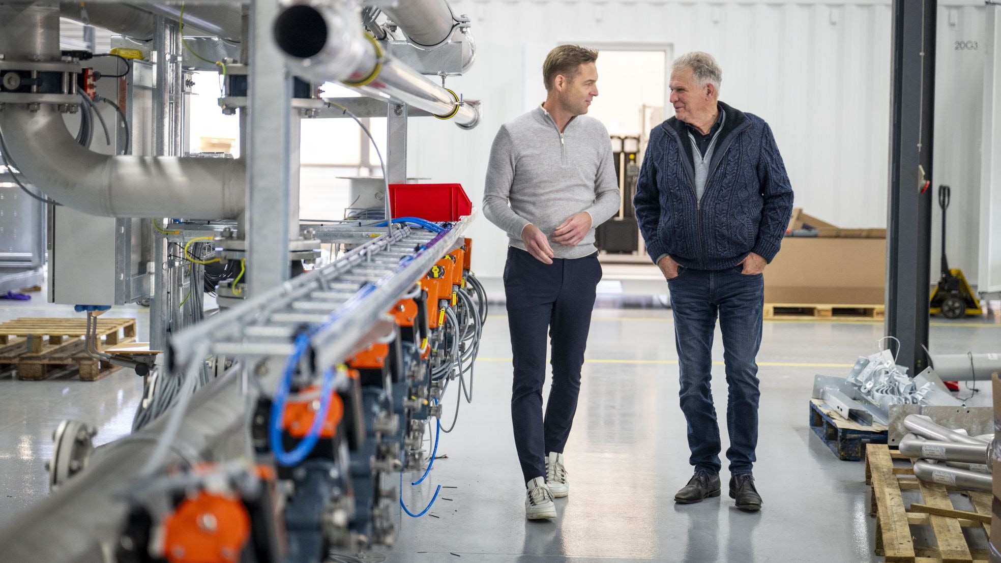 Ben Nieuwe Weme en Menno Kunst. Ben Nieuwe Weme en Menno Kunst. Foto: Lenneke Lingmont