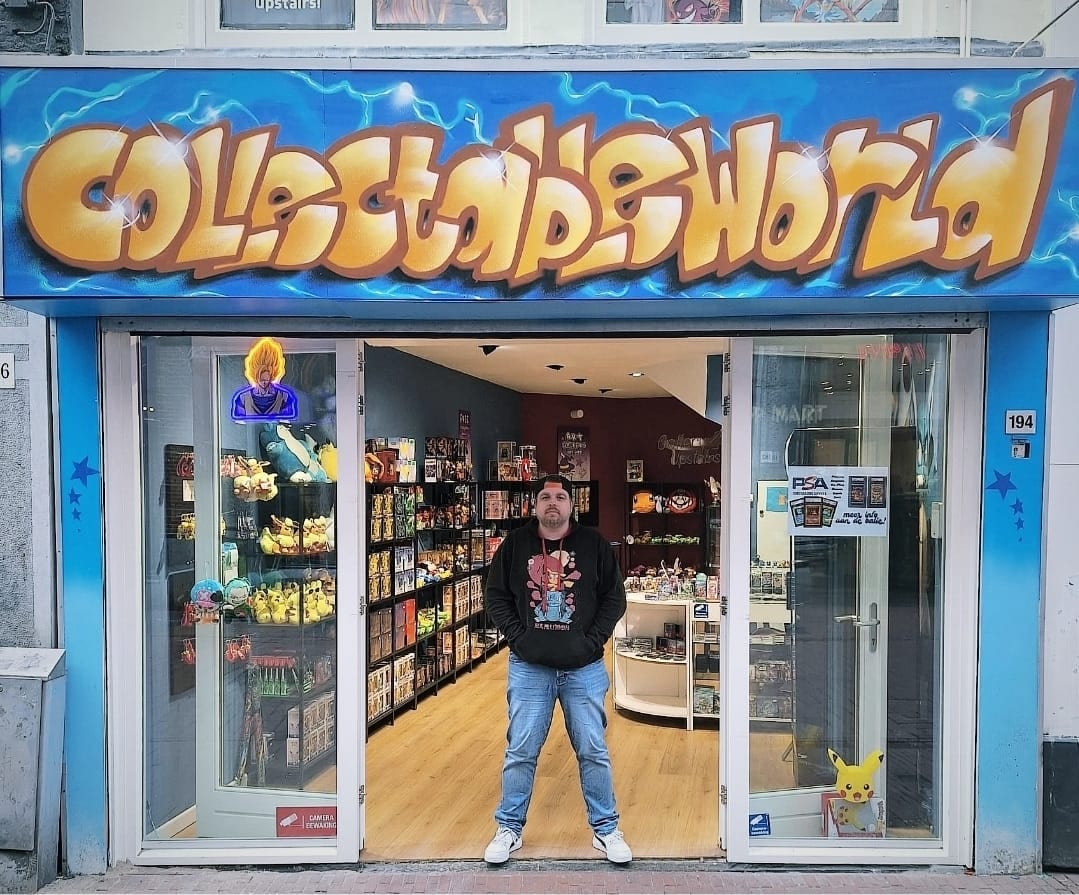 Andy Rumuller van Collectable World. Foto: eigen beeld. Andy Rumuller van Collectable World. Foto: eigen beeld.