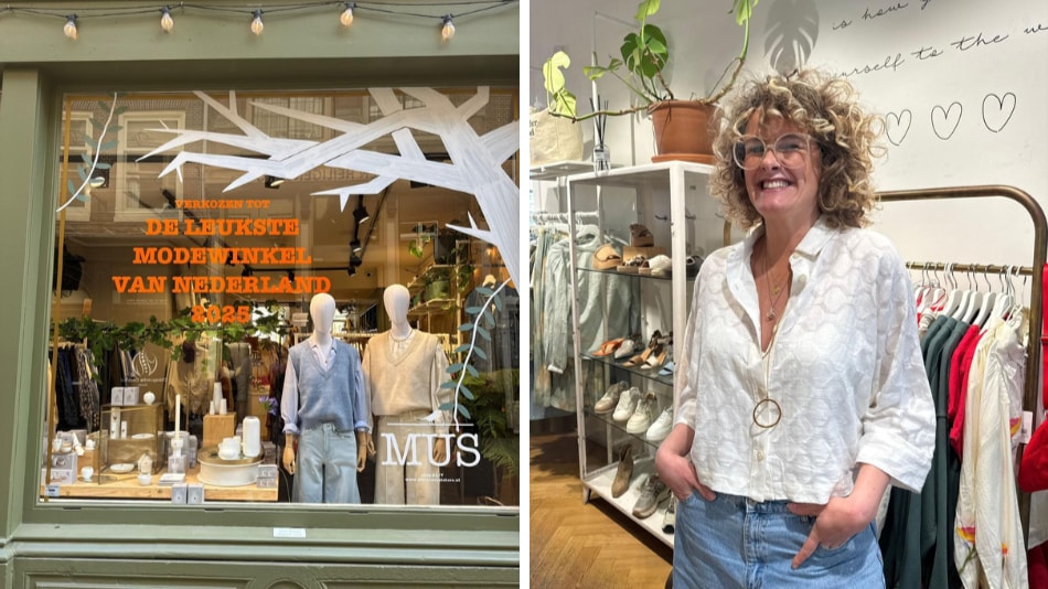 Merel Hofhuis van MUS conceptstore in Utrecht. Merel Hofhuis van MUS conceptstore in Utrecht. Eigen foto