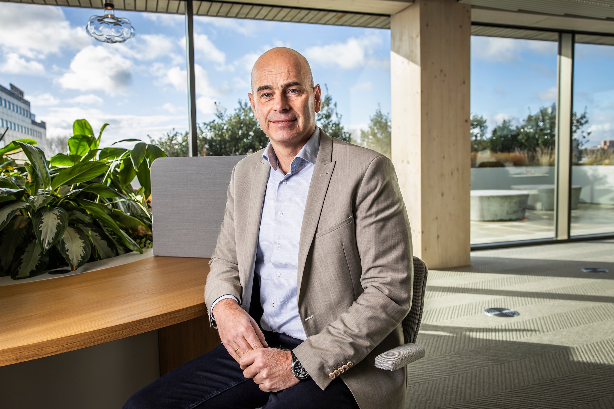 Amsterdam, 25 november 2025 - HUTTEN. Jacon Jan Bos van de firma Hutten. Foto Dingena Mol Jacob-Jan Bos, Directeur Business Horeca bij Hutten. Foto Dingena Mol