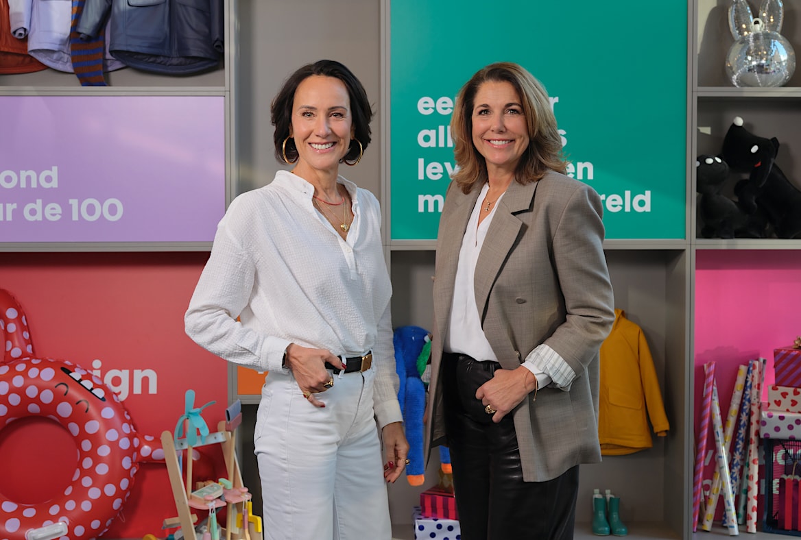 HEMA-topvrouw Saskia Egas Reparaz (l) en Jumbo-cco Colette Cloosterman-van-Eerd. Confidant Partners | HEMA-topvrouw Saskia Egas Reparaz (l) en Jumbo-cco Colette Cloosterman-van-Eerd.