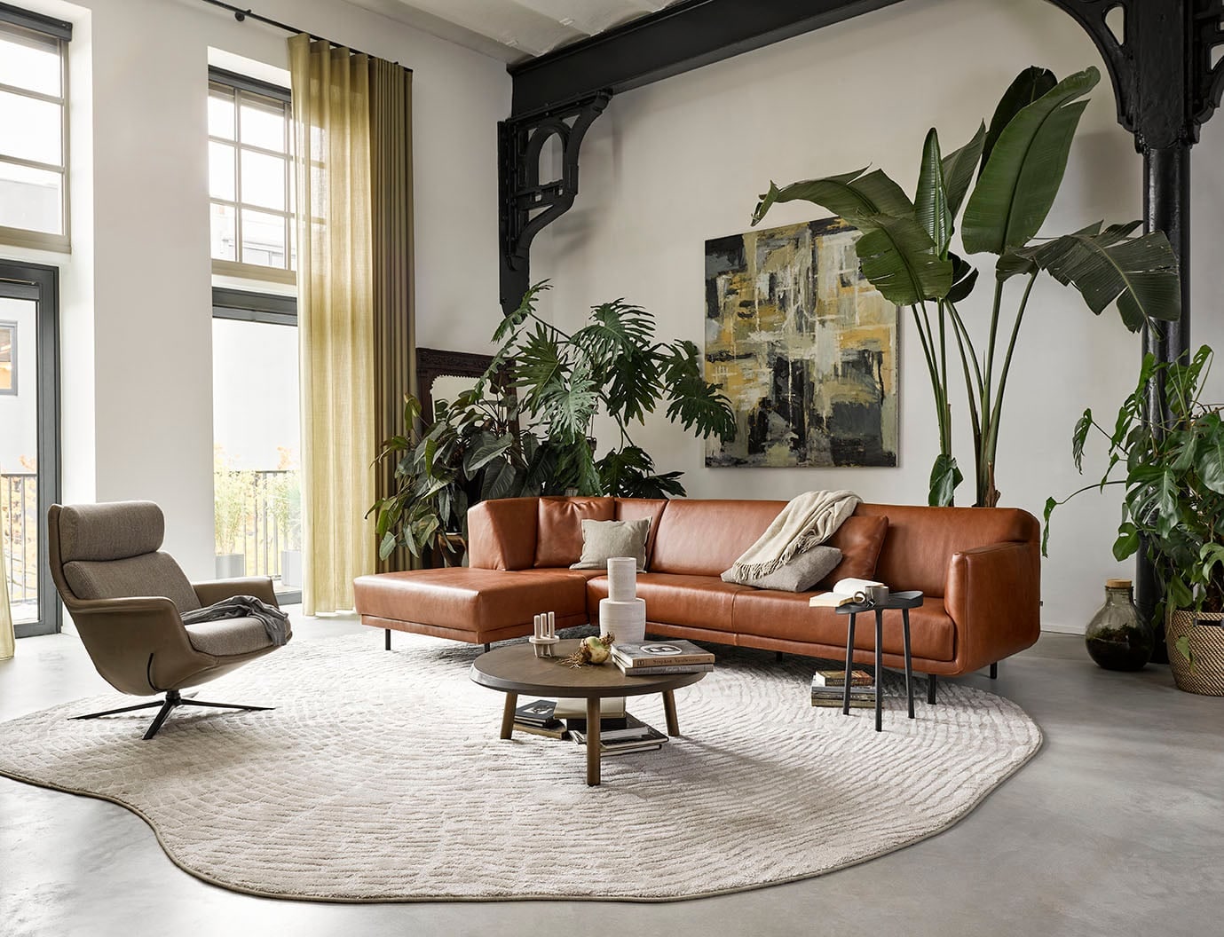 Het vloerkleed Dendron. Beeld: Styling Bregje Nix Het vloerkleed Dendron. Beeld: Styling Bregje Nix/ijcoon