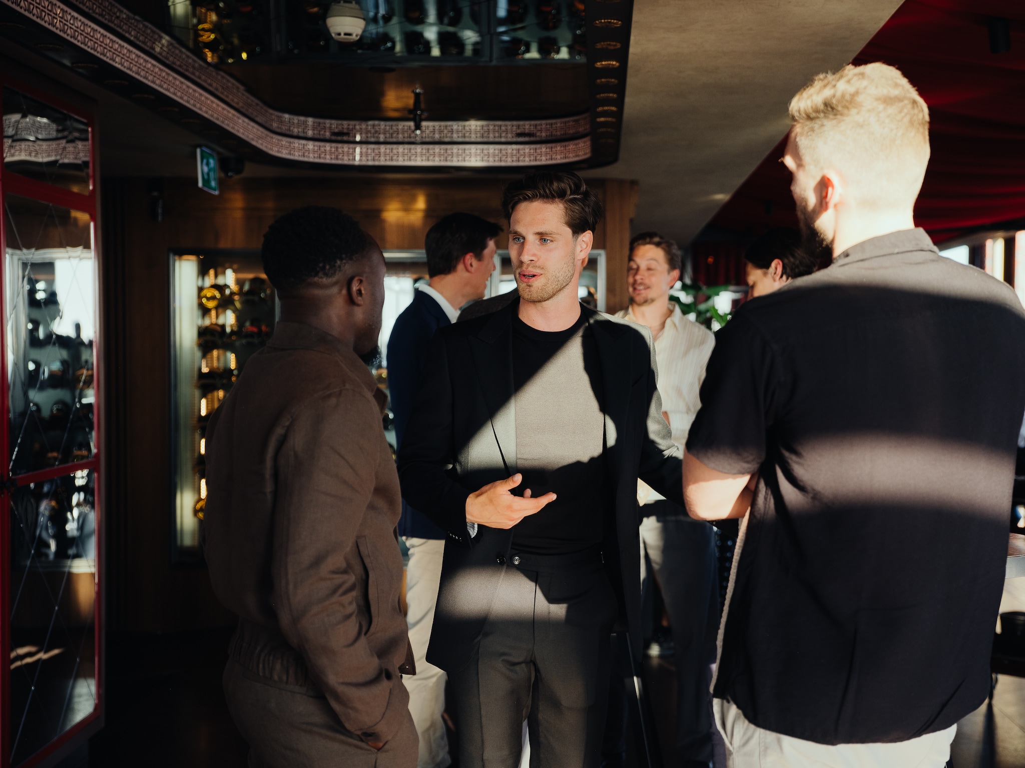 Kik Pierie tijdens zijn kick-off van Kik Start Capital. Kik Pierie