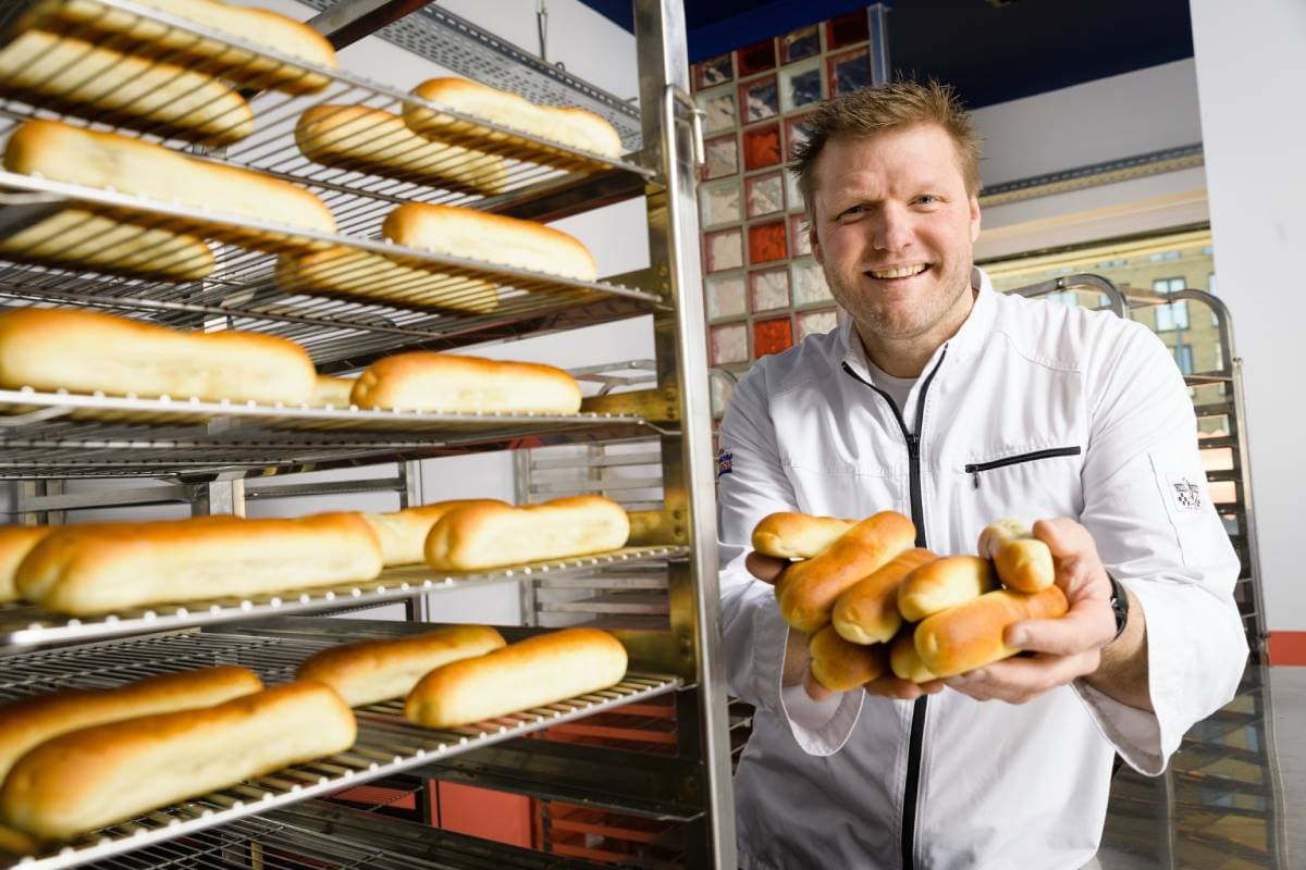 Remco Beekman van Keilekker Brabantsche Worstenbroodjes. Foto: eigen beeld Remco Beekman van Keilekker Brabantsche Worstenbroodjes. Foto: eigen beeld