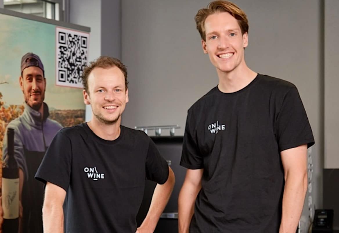 Casper Hendriks (l) en Gijs van Opstal, oprichters van Onwine. Casper Hendriks (l) en Gijs van Opstal, oprichters van Onwine.