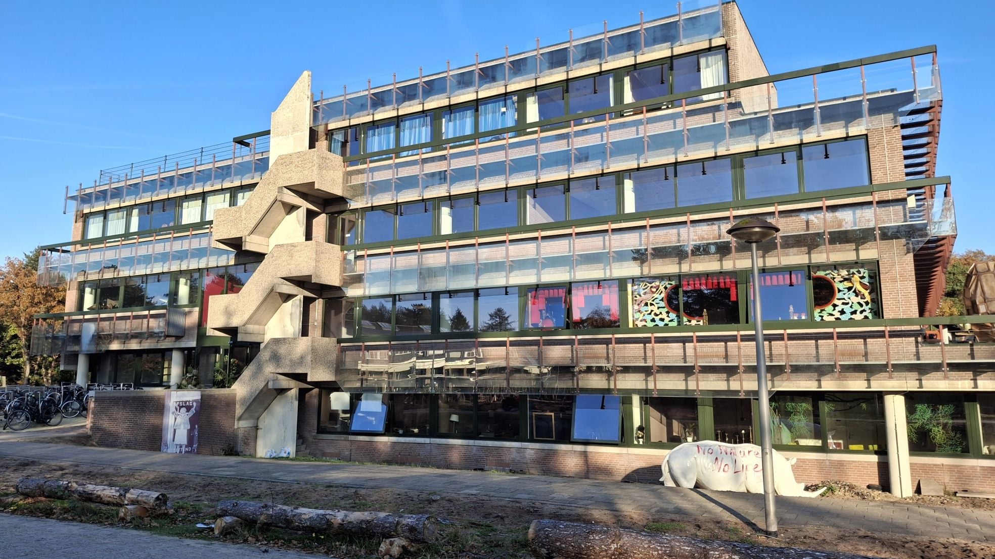 De Groene Afslag. De Groene Afslag. Eigen foto