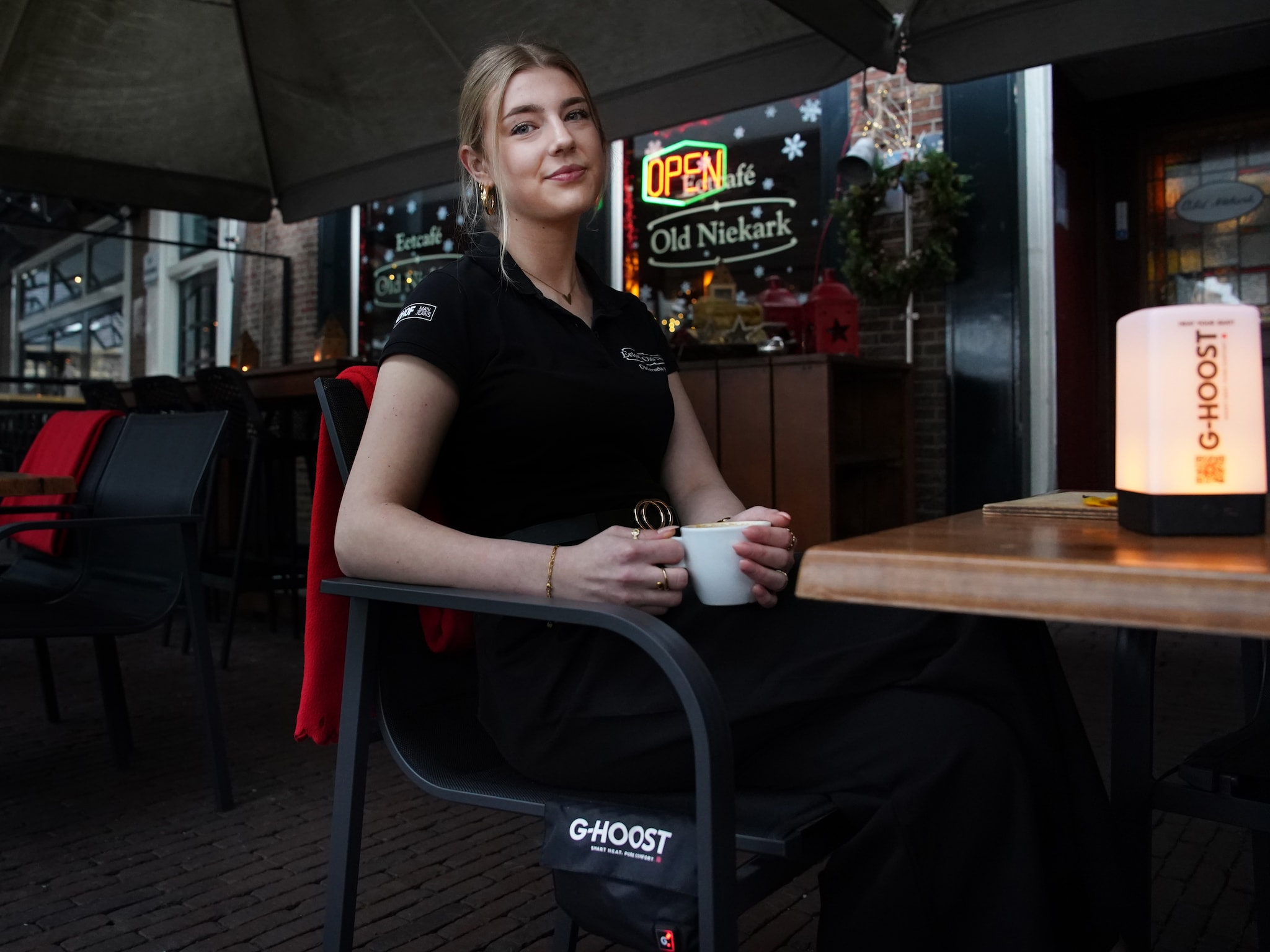 terras verwarming winter powerbank eetcafe old niekark