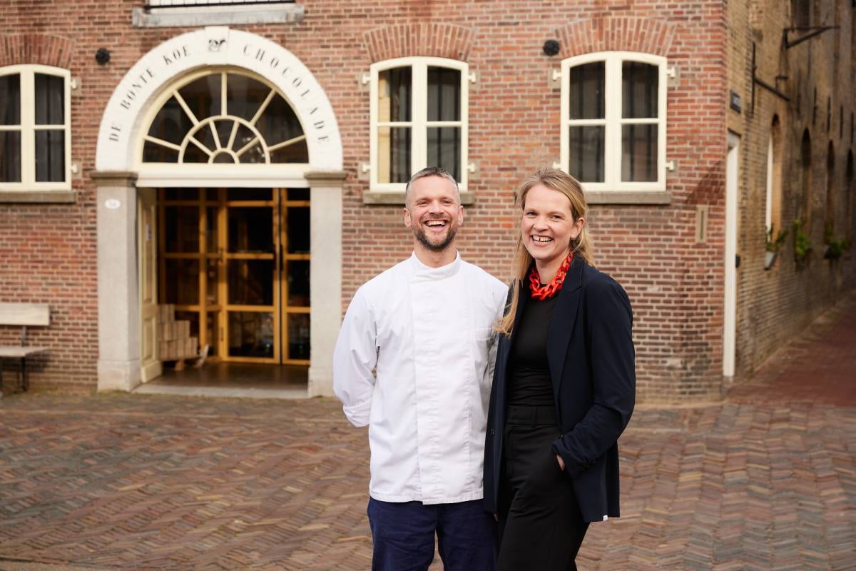 Broer en zus Connor en Amy Klein van familiebedrijf De Bonte Koe. Foto: Lidian van Megen Broer en zus Connor en Amy Klein van familiebedrijf De Bonte Koe. Foto: Lidian van Megen