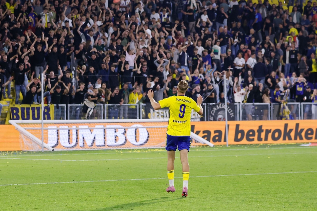 De grasmat van Cambuur Leeuwarden. De grasmat van Cambuur Leeuwarden. Foto: ANP