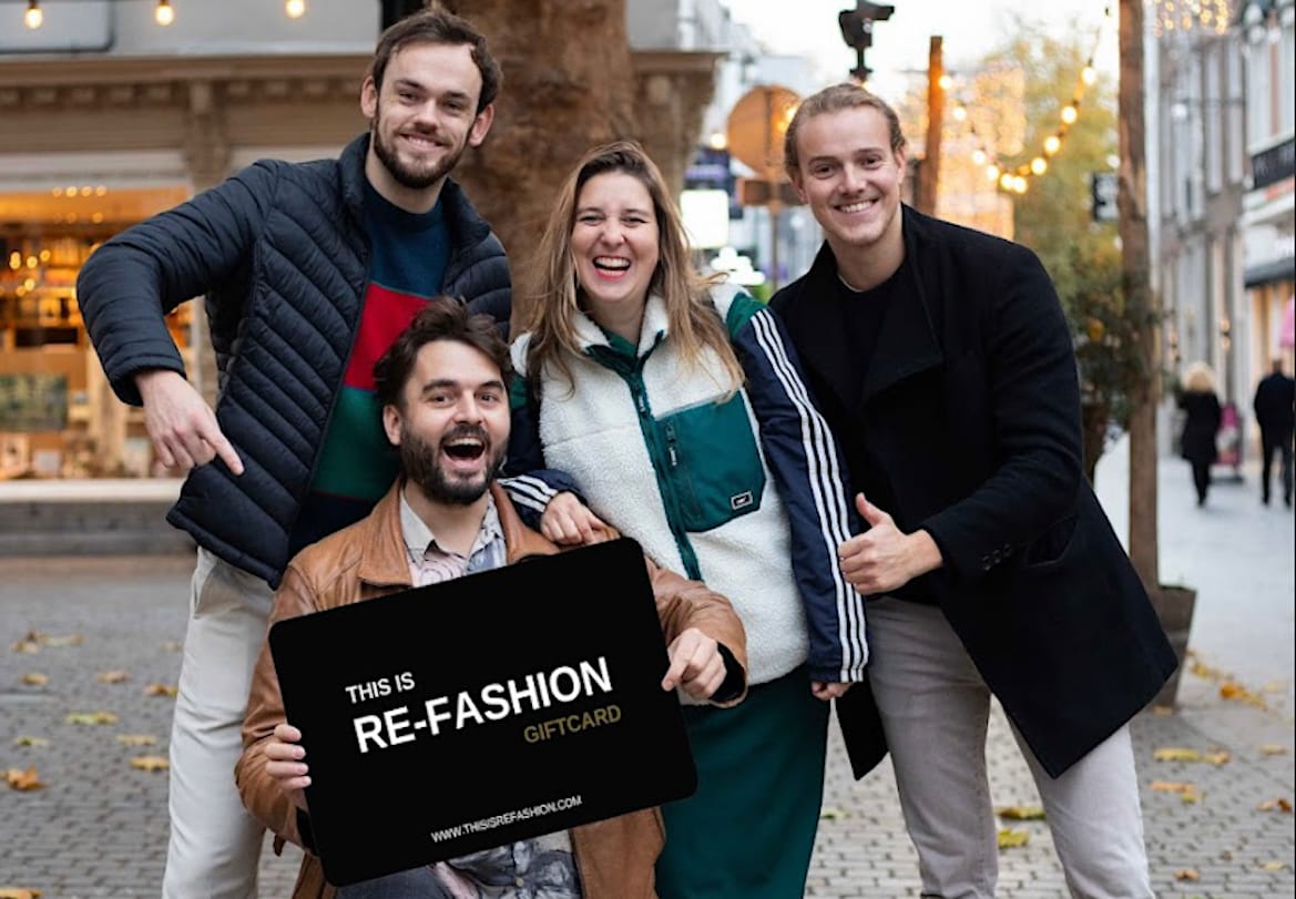 Team Nationale Kringloopbon, met oprichters Koen Dierink (l) en Stijn Smits (r). Nationale Kringloopbon | Het team, met oprichters Koen Dierink (l) en Stijn Smits (r).