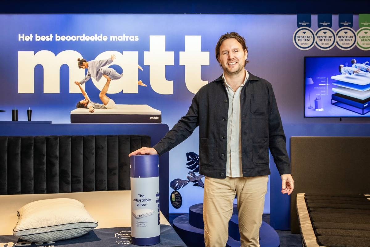 Joep Verbunt, oprichter van Matt Sleeps. Foto: Inge Dingena Mol Joep Verbunt, oprichter van Matt Sleeps. Foto: Inge Dingena Mol