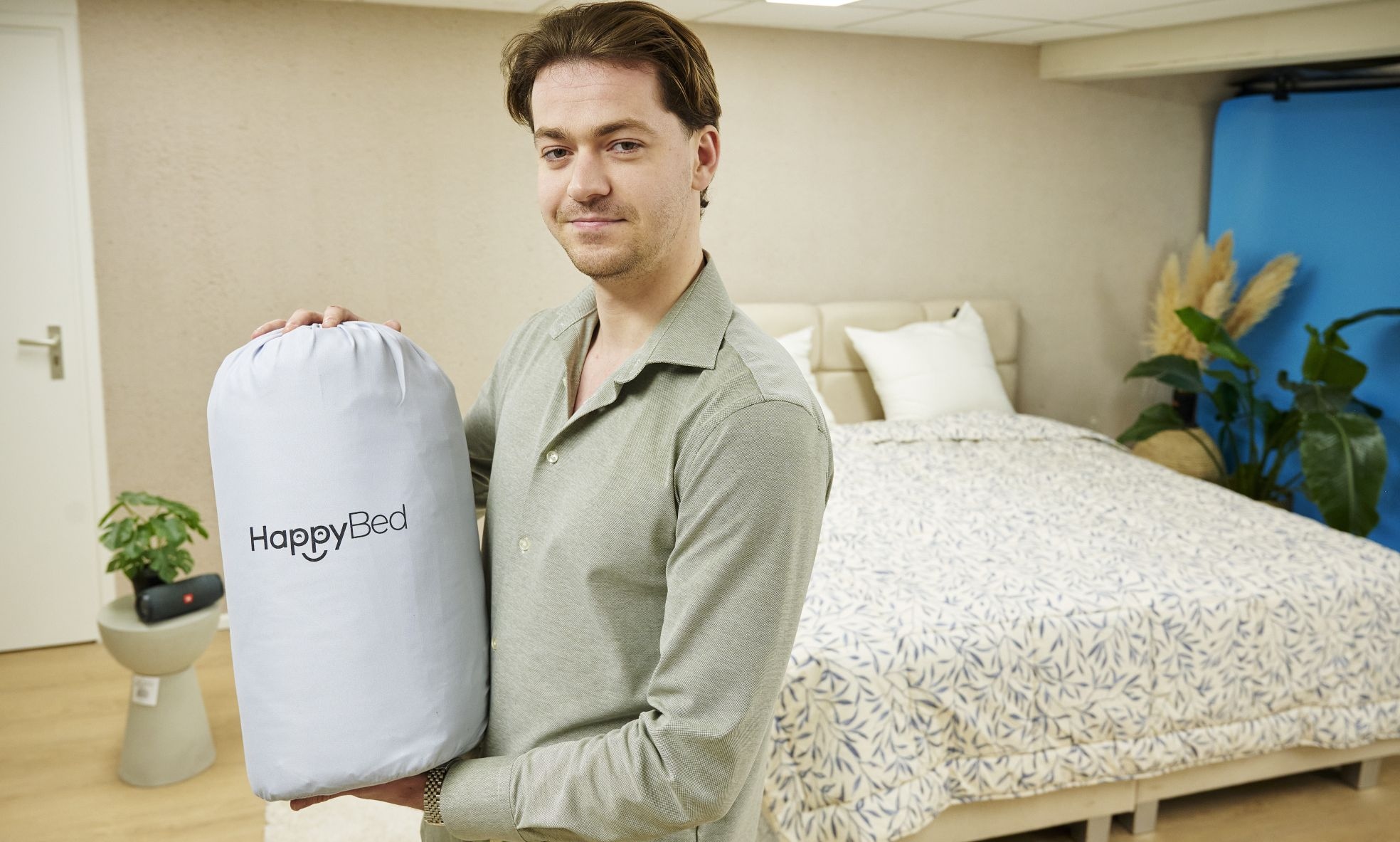 Willem van den Eertwegh, mede-oprichter en eigenaar van HappyBed. Willem van den Eertwegh, mede-oprichter en eigenaar van HappyBed. Foto: Wouter van Assendelft/Van Assendelft Fotografie