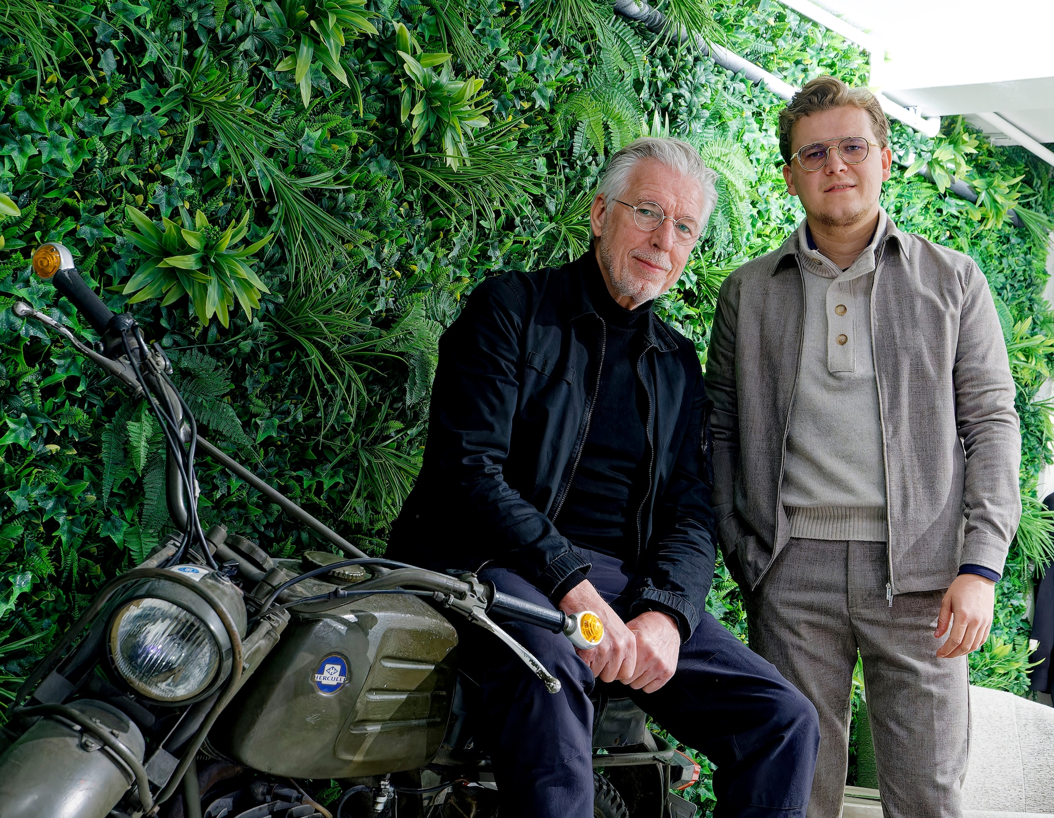 Vader Theo en zoon Thomas Vousten. Vader Theo en zoon Thomas Vousten. Foto: Jan Zandee