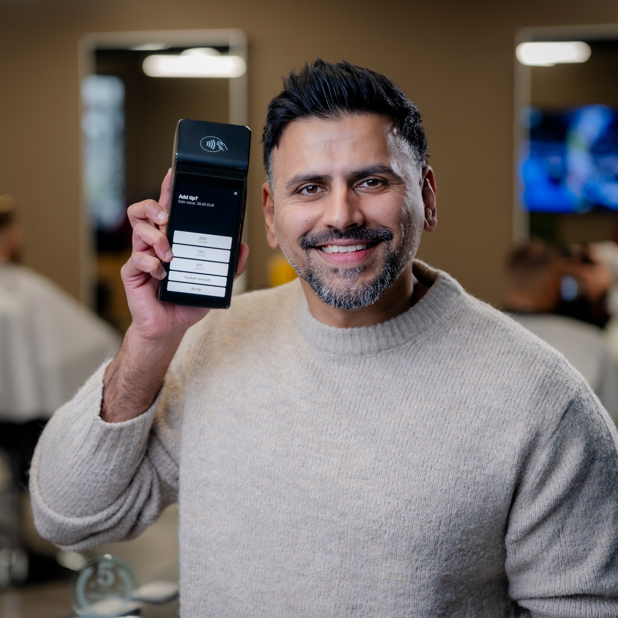 fooi pinnen pinautomaat lightspeed klantvriendelijkheid kapper horeca