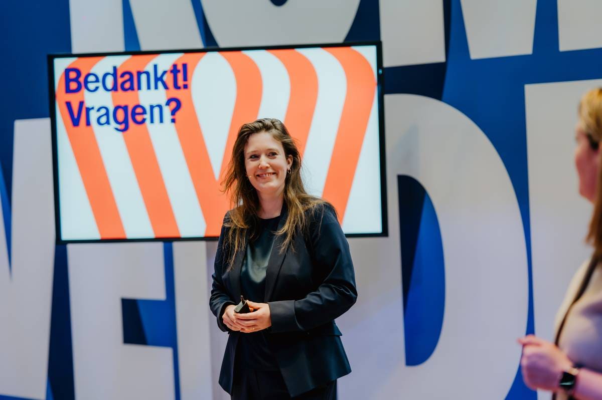 Marijke Vuik, voorzitter KHN, op de Horecava. Foto: KHN  Marijke Vuik, voorzitter KHN, op de Horecava. Foto: KHN