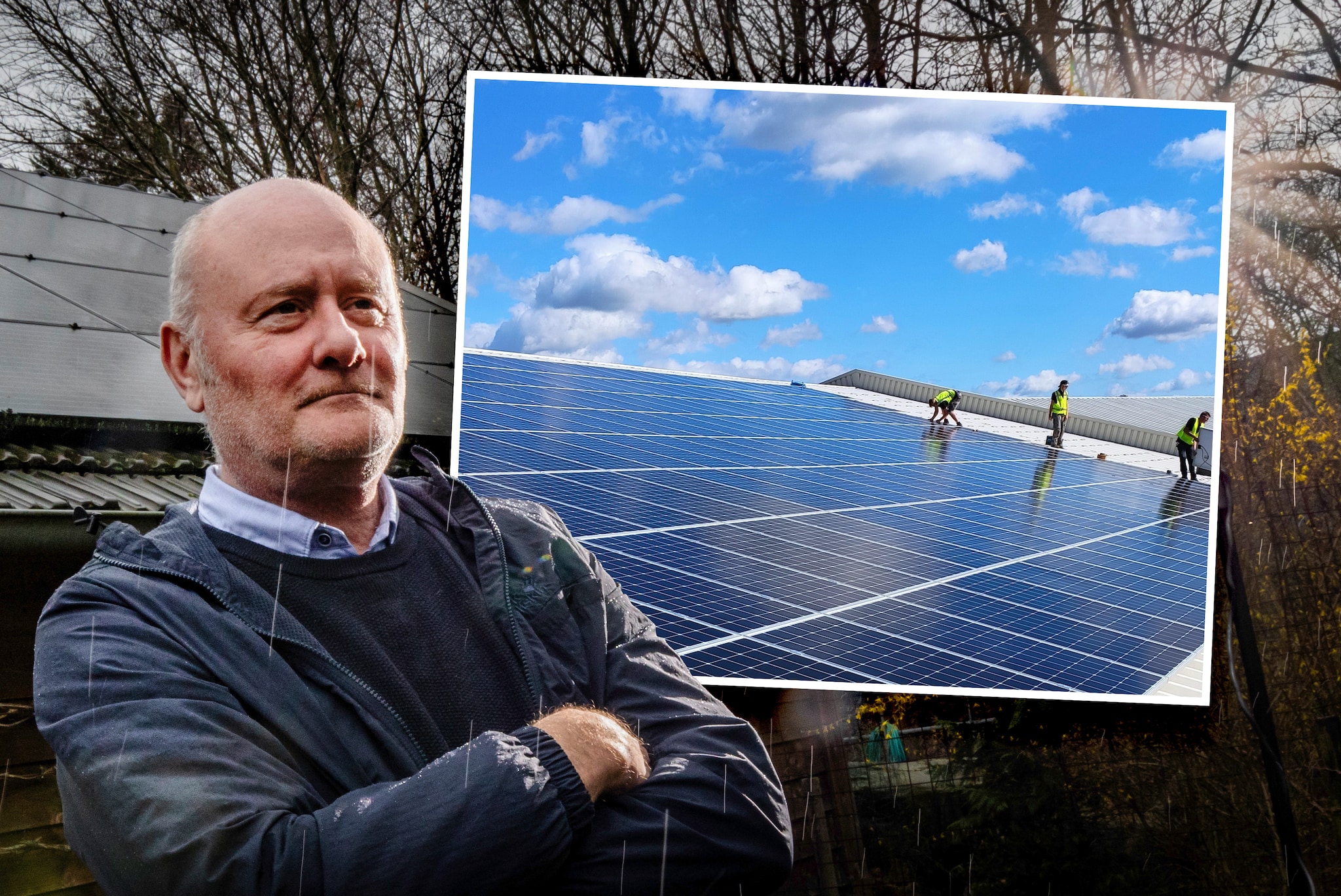Zonnestroom is soms bijna waardeloos. André Zeijseink heeft met anderen gezocht naar een oplossing. Foto: Rob Voss / ECL Zonnestroom is soms bijna waardeloos. André Zeijseink heeft met anderen gezocht naar een oplossing. Foto: Rob Voss / ECL