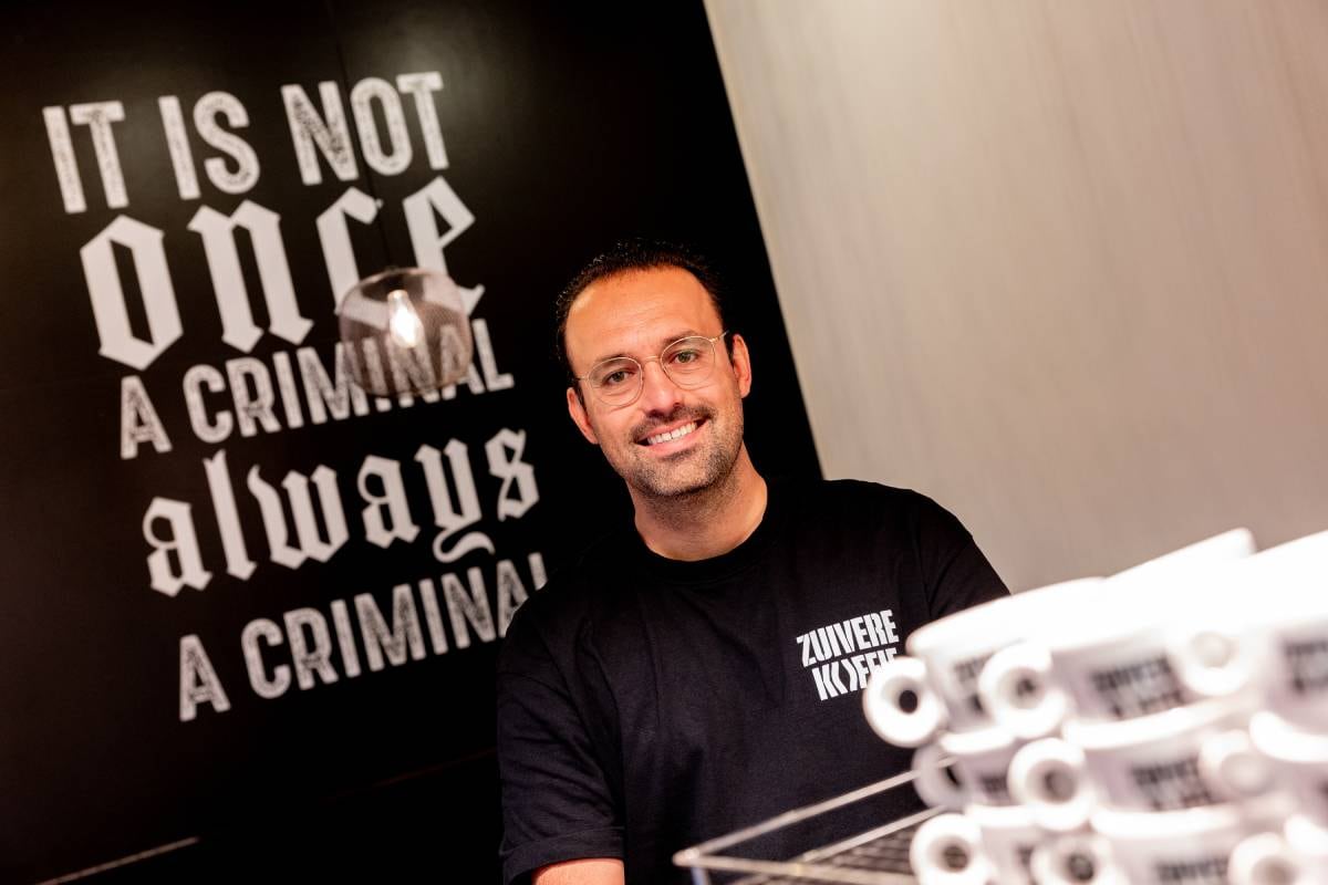 Bas de Haan, mede-eigenaar van Zuivere Koffie. Foto: eigen beeld Bas de Haan, mede-eigenaar van Zuivere Koffie. Foto: eigen beeld
