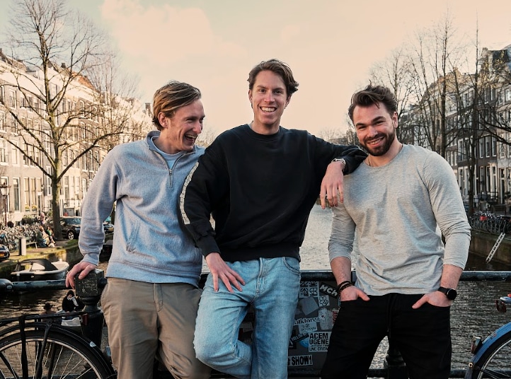 Van links naar rechts: Gijs van Benten, Tio Laurey en Bram Scholten Foto: eigen beeld.  Van links naar rechts: Gijs van Benten, Tio Laurey en Bram Scholten Foto: eigen beeld.