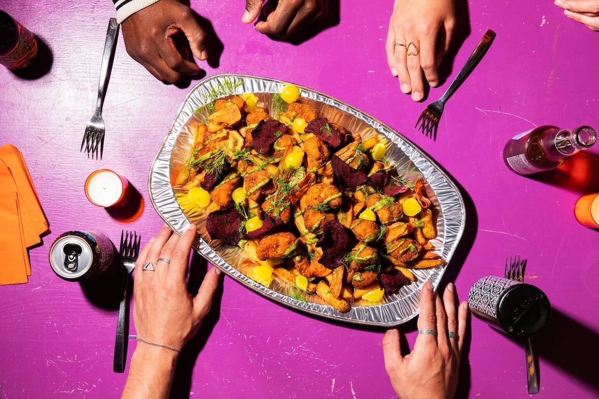 Borrelplank van groentesnacks. Snacks with Benefits | Borrelplank van groentesnacks.