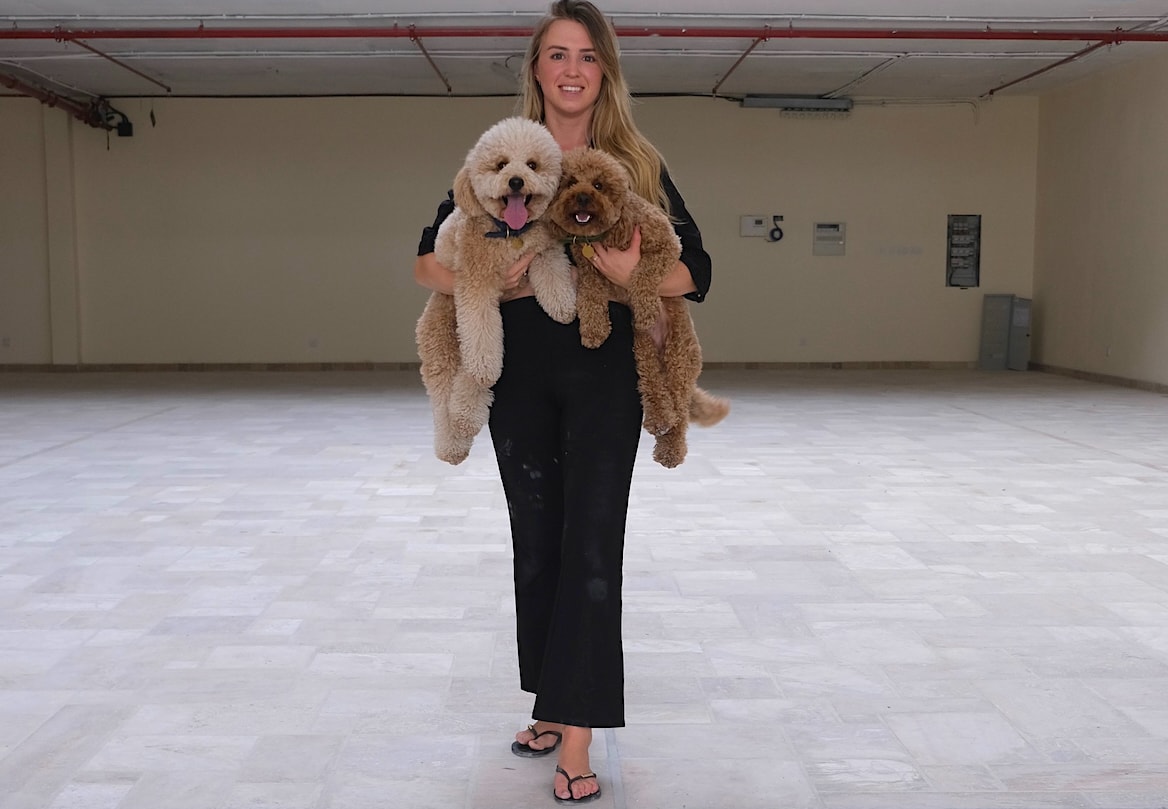 Michelle Antonius, mede-eigenaar van The Dog Retreat in Dubai. Foto: eigen beeld. Michelle Antonius, mede-eigenaar van The Dog Retreat in Dubai. Foto: eigen beeld.
